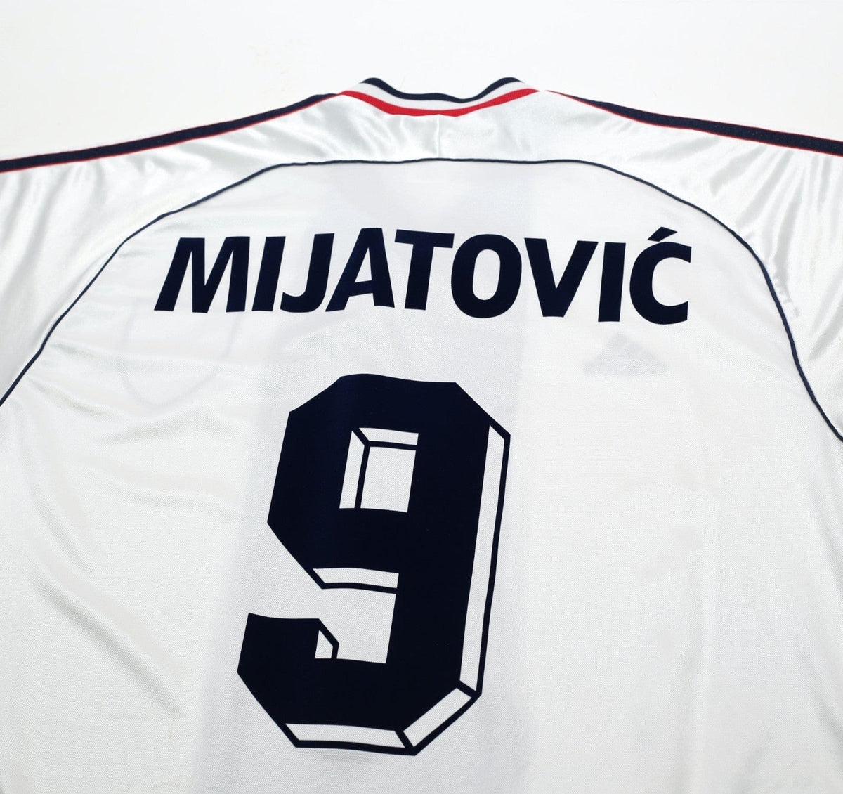 1998/00 MIJATOVIC #9 Yugoslavia Vintage adidas Away Football Shirt (L) WC 98
