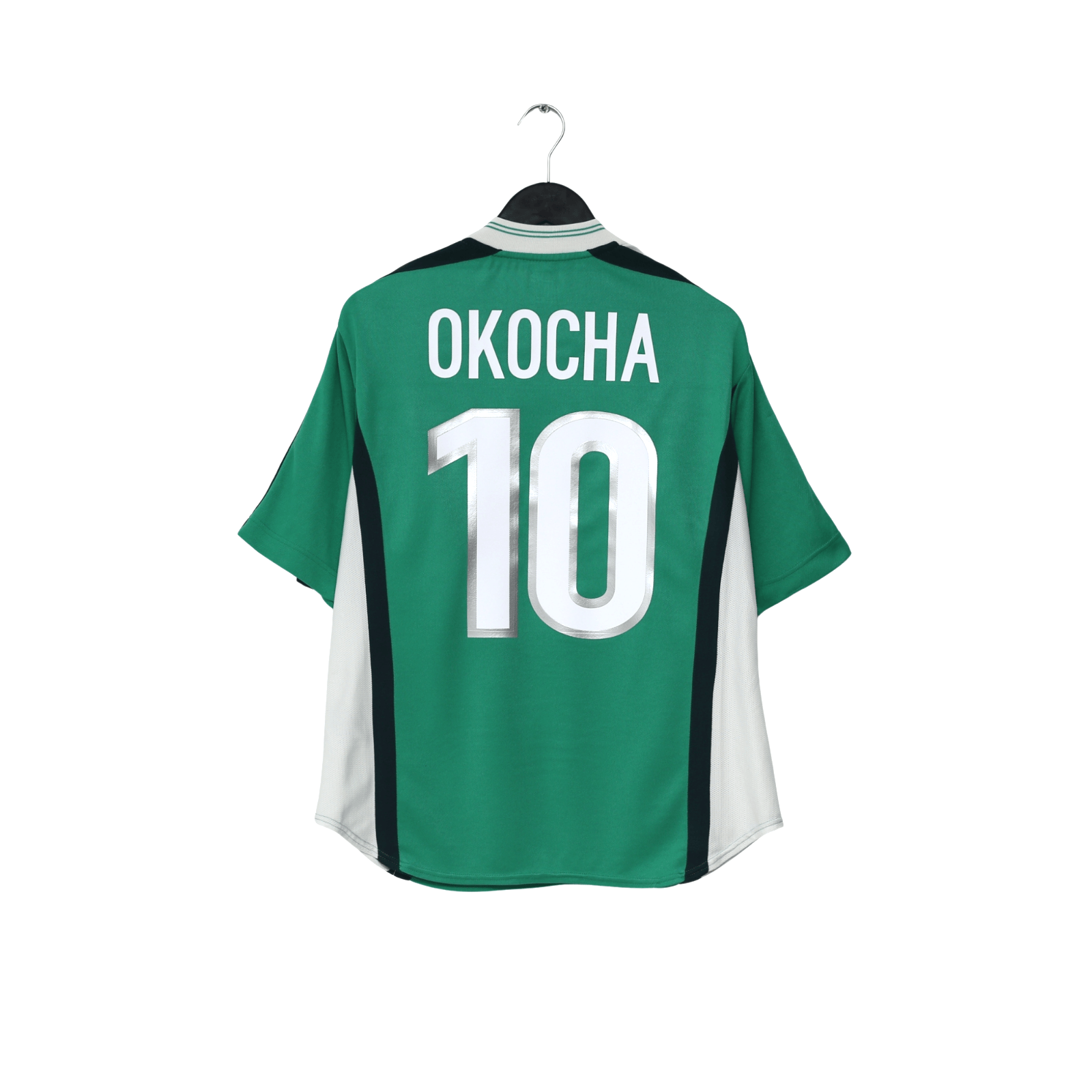 1998/00 Okocha #10 Nigeria Vintage Nike Football Shirt (M) World