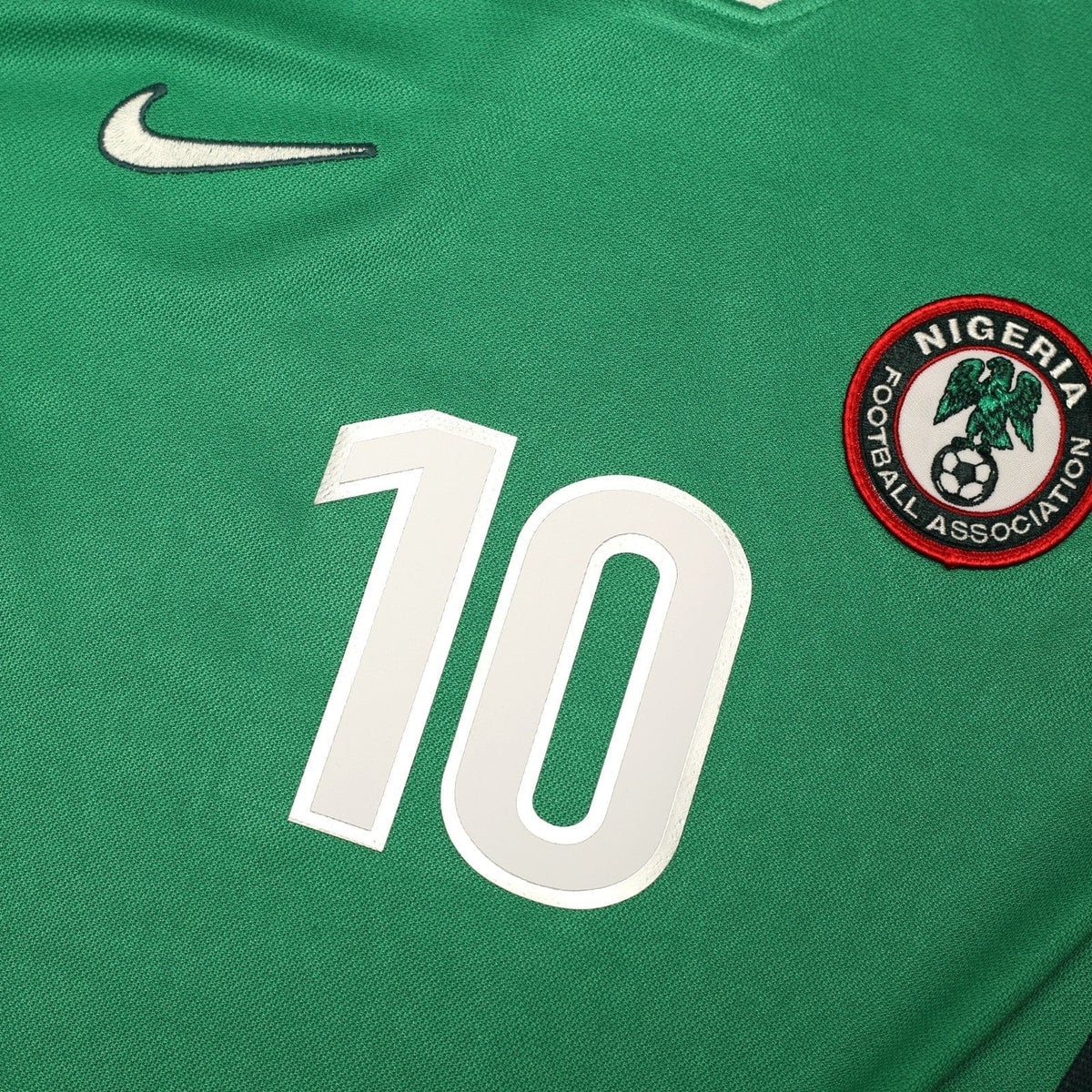 1998/00 Okocha #10 Nigeria Vintage Nike Football Shirt (M) World Cup 98