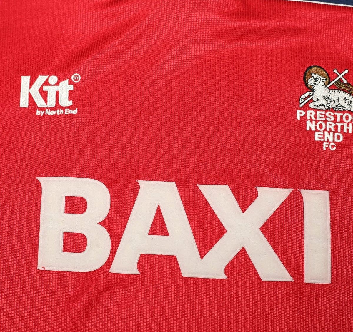 1998/00 PRESTON Vintage KIT By North End Football Away Shirt (XL)