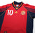 1998/00 RAUL #10 Spain Vintage adidas Home Football Shirt (S) World Cup 98