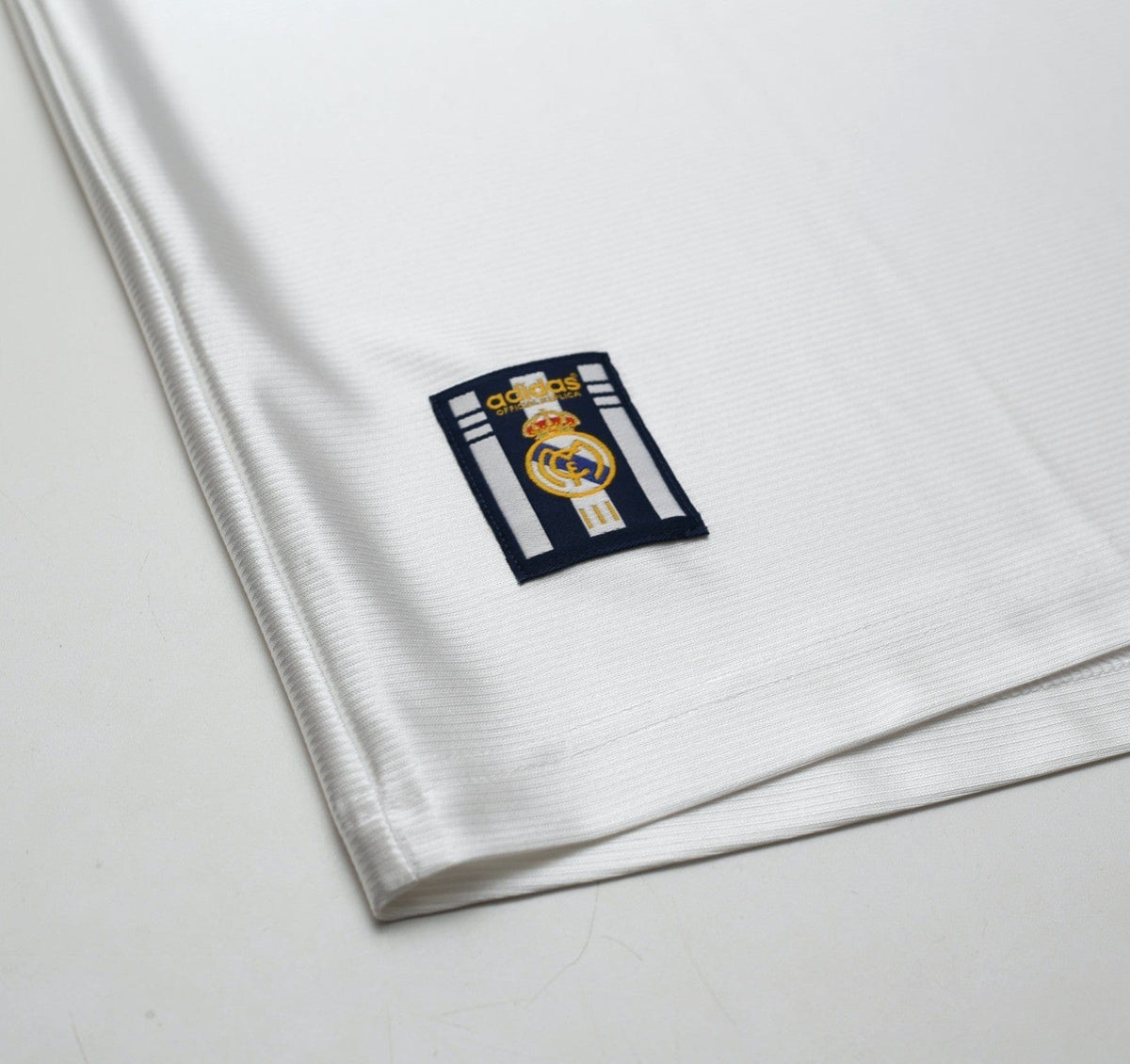 1998/00 RAUL #7 Real Madrid Vintage Retro adidas Home Football Shirt (M)