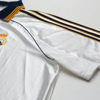1998/00 Raul #7 Real Madrid Vintage Retro adidas Home Football Shirt (XXL)