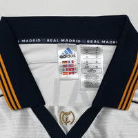1998/00 Raul #7 Real Madrid Vintage Retro adidas Home Football Shirt (XXL)