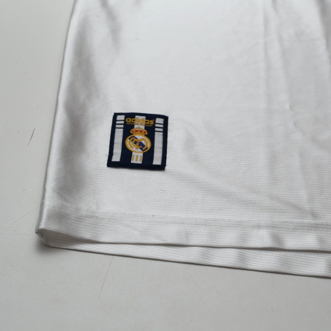 1998/00 Raul #7 Real Madrid Vintage Retro adidas Home Football Shirt (XXL)