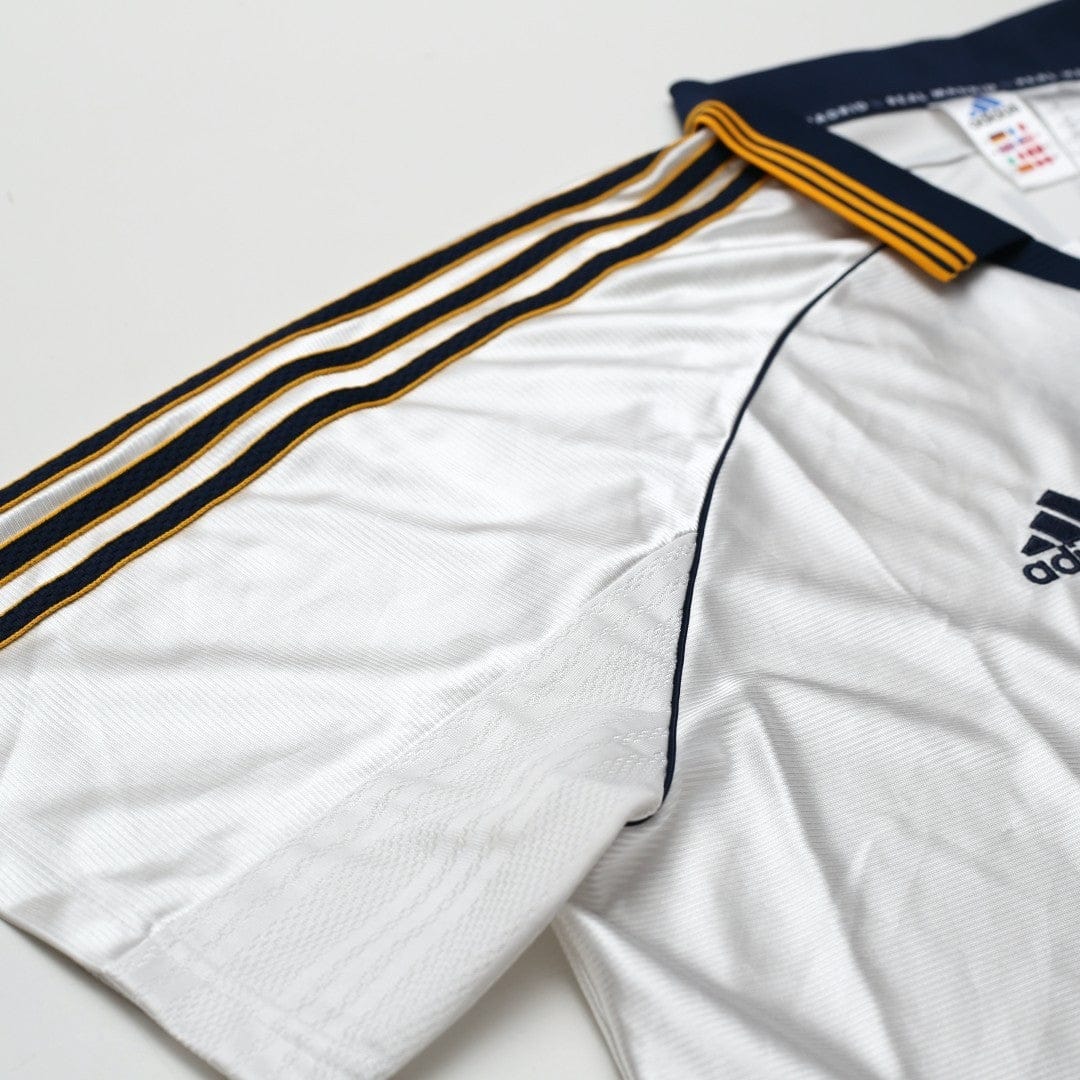1998/00 Raul #7 Real Madrid Vintage Retro adidas Home Football Shirt (XXL)