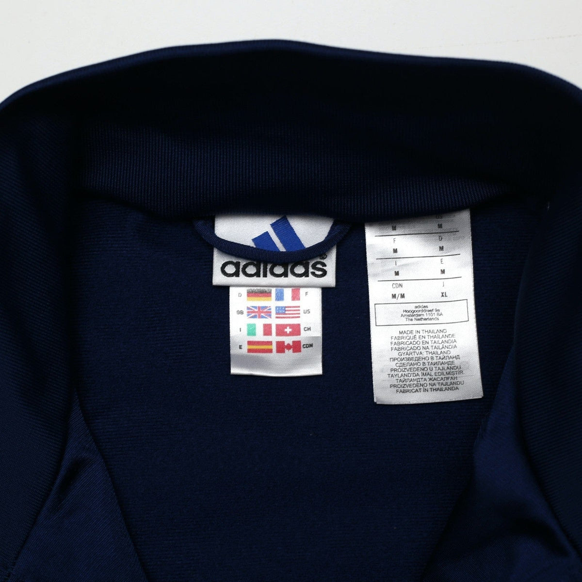 1998/00 Real Madrid Retro adidas Football Track Top Jacket (M)