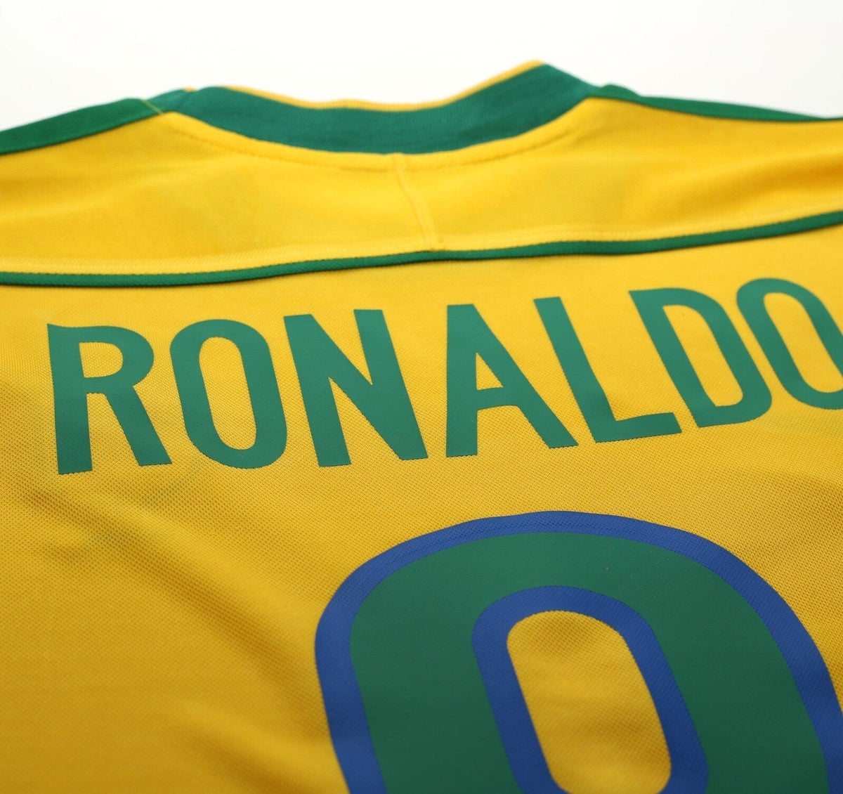 1998/00 RONALDO #9 Brazil Vintage Nike WC 98 Home Football Shirt (M)
