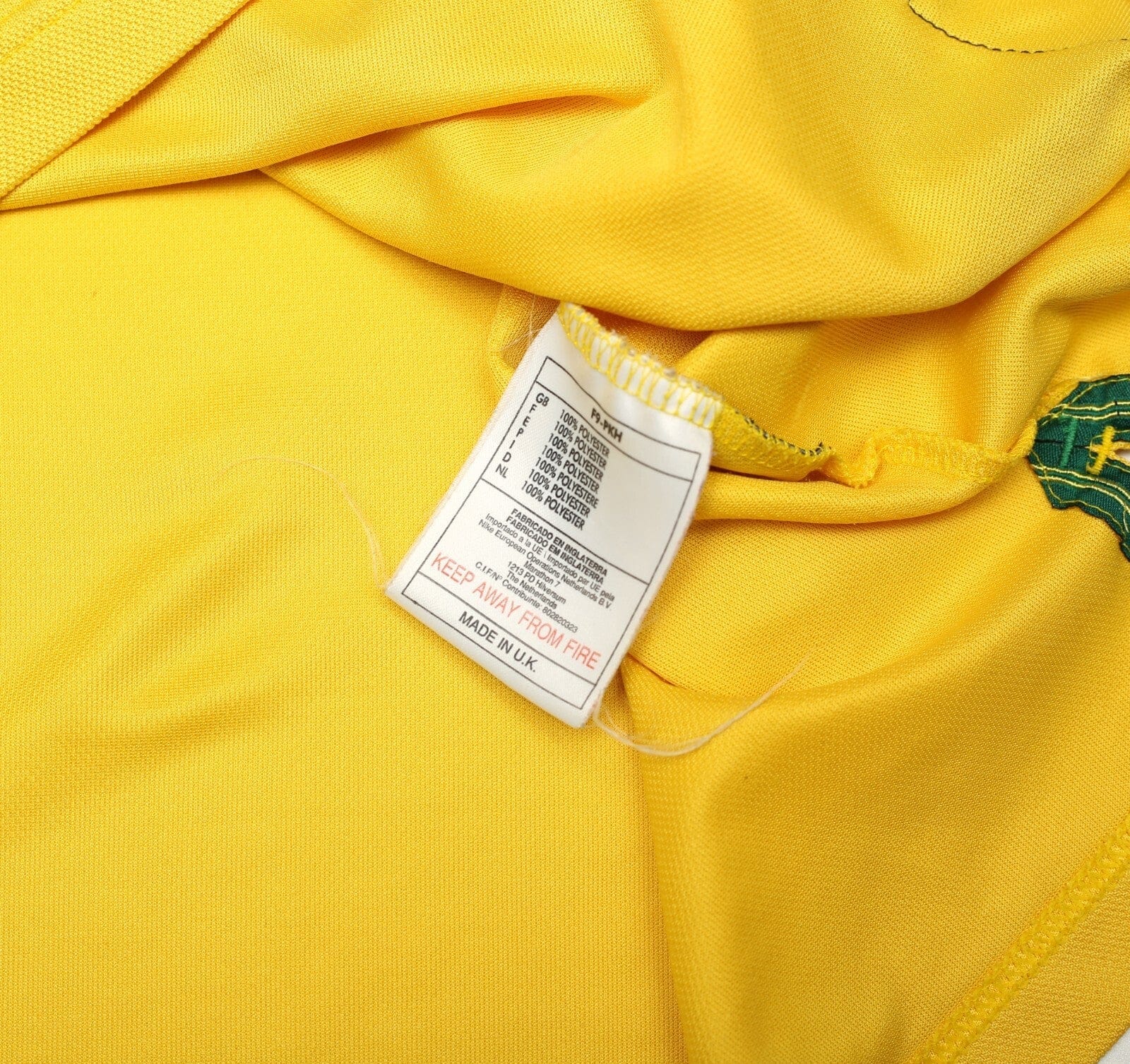 1998/00 RONALDO #9 Brazil Vintage Nike WC 98 Home Football Shirt (XL)