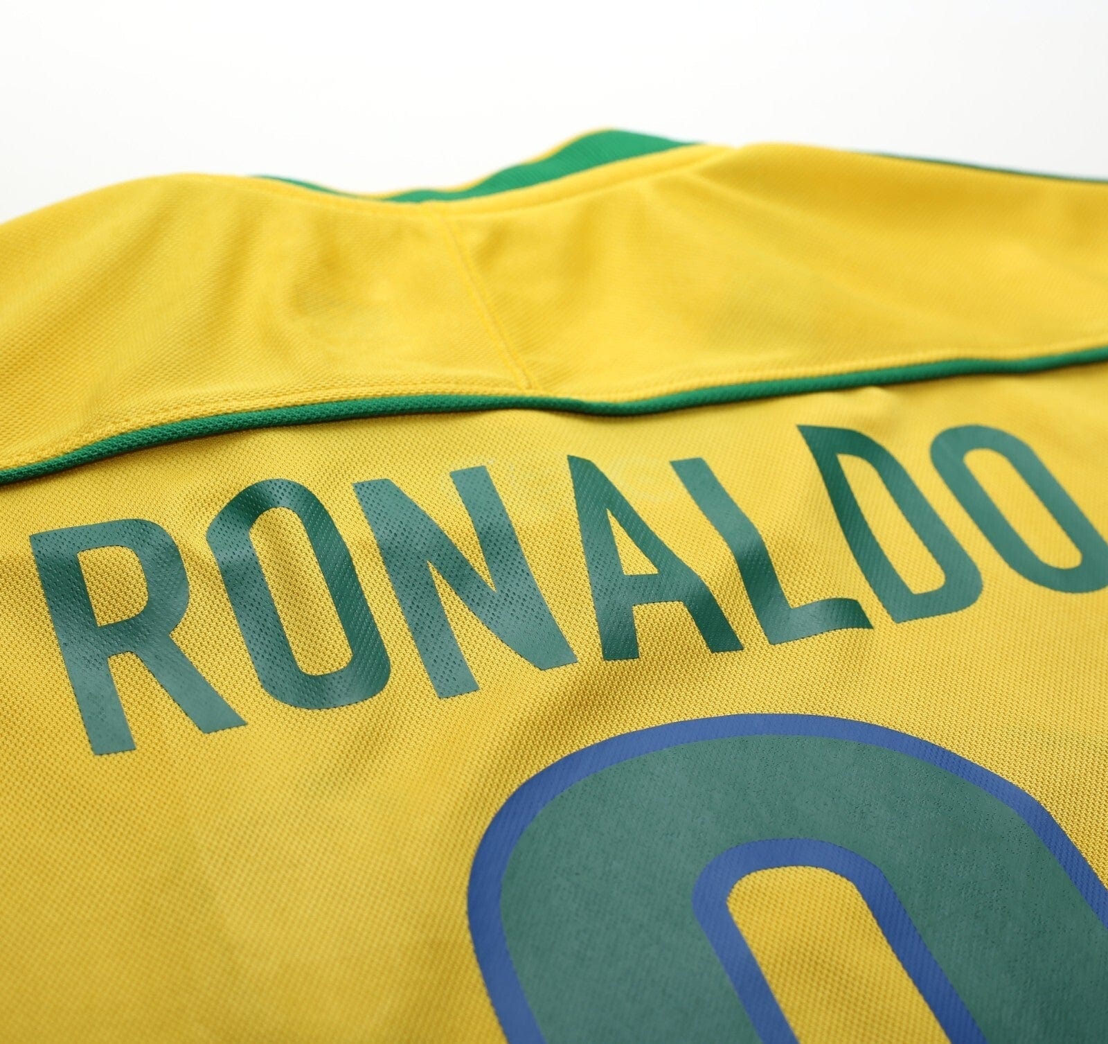 1998/00 RONALDO #9 Brazil Vintage Nike WC 98 Home Football Shirt (XL)