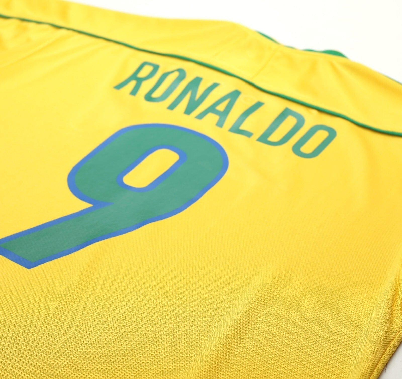 1998/00 RONALDO #9 Brazil Vintage Nike WC 98 Home Football Shirt (XL)