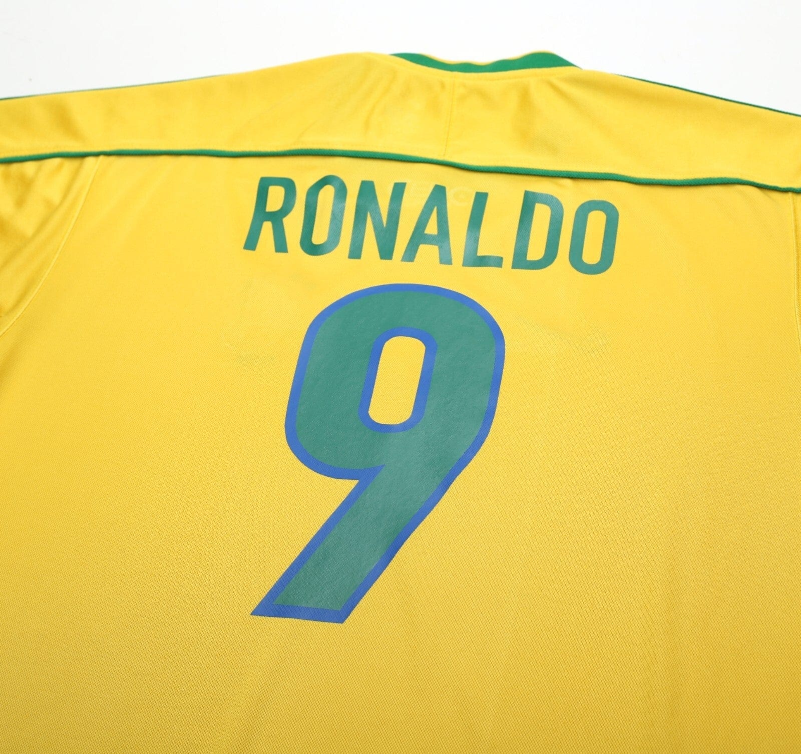 1998/00 RONALDO #9 Brazil Vintage Nike WC 98 Home Football Shirt (XL)