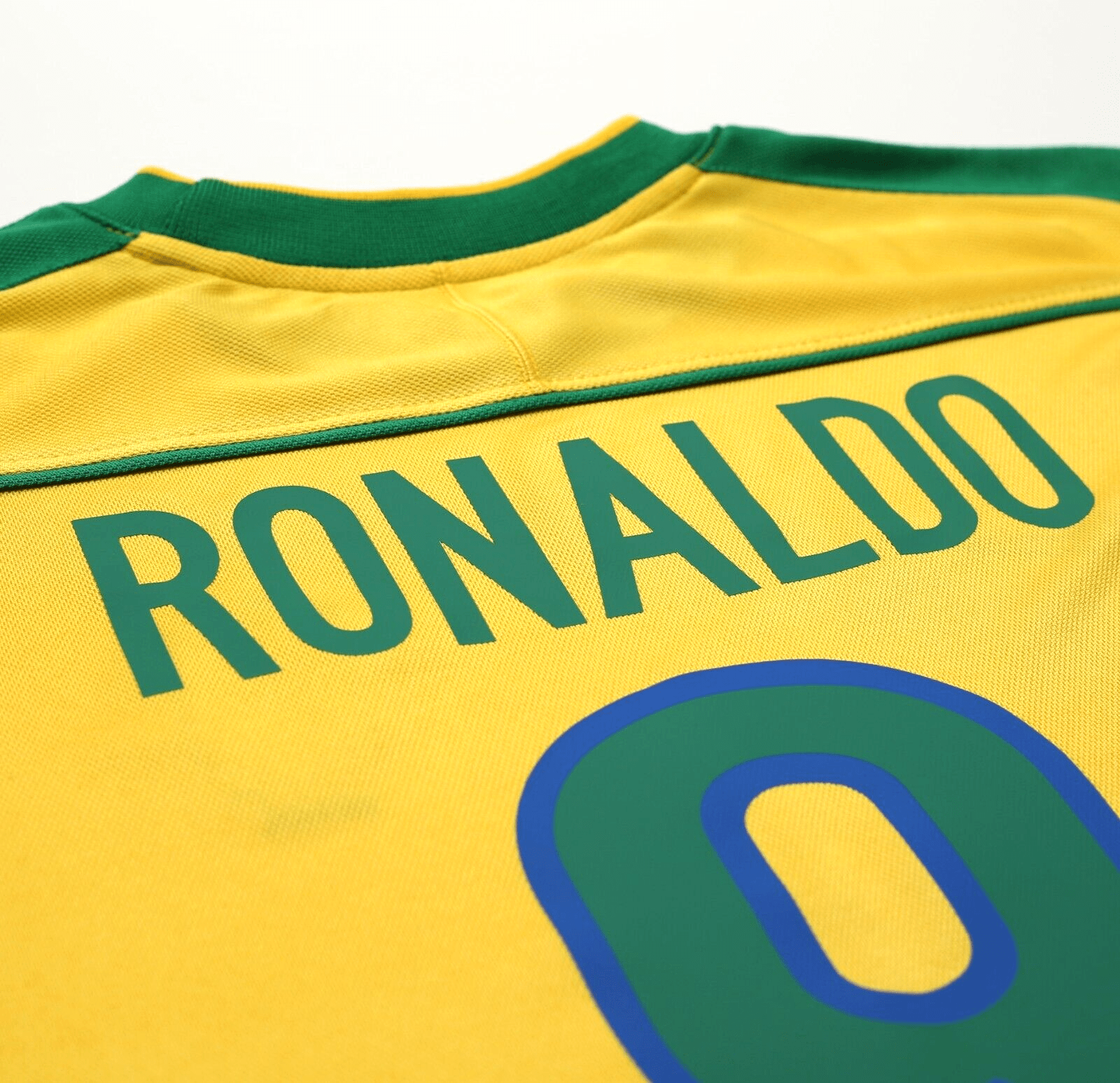 1997/98 RONALDO #9 Brazil Vintage Nike Home Football Shirt (XL) Le Tou -  Football Shirt Collective