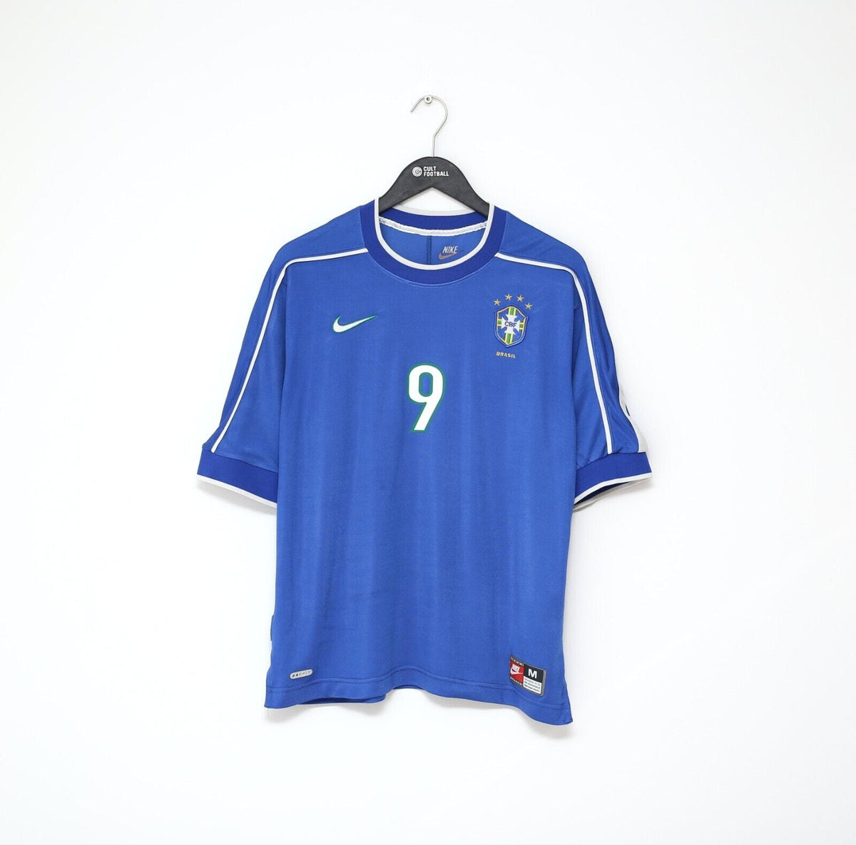 Vintage Ronaldo Brazil 1998 World Cup Jersey 