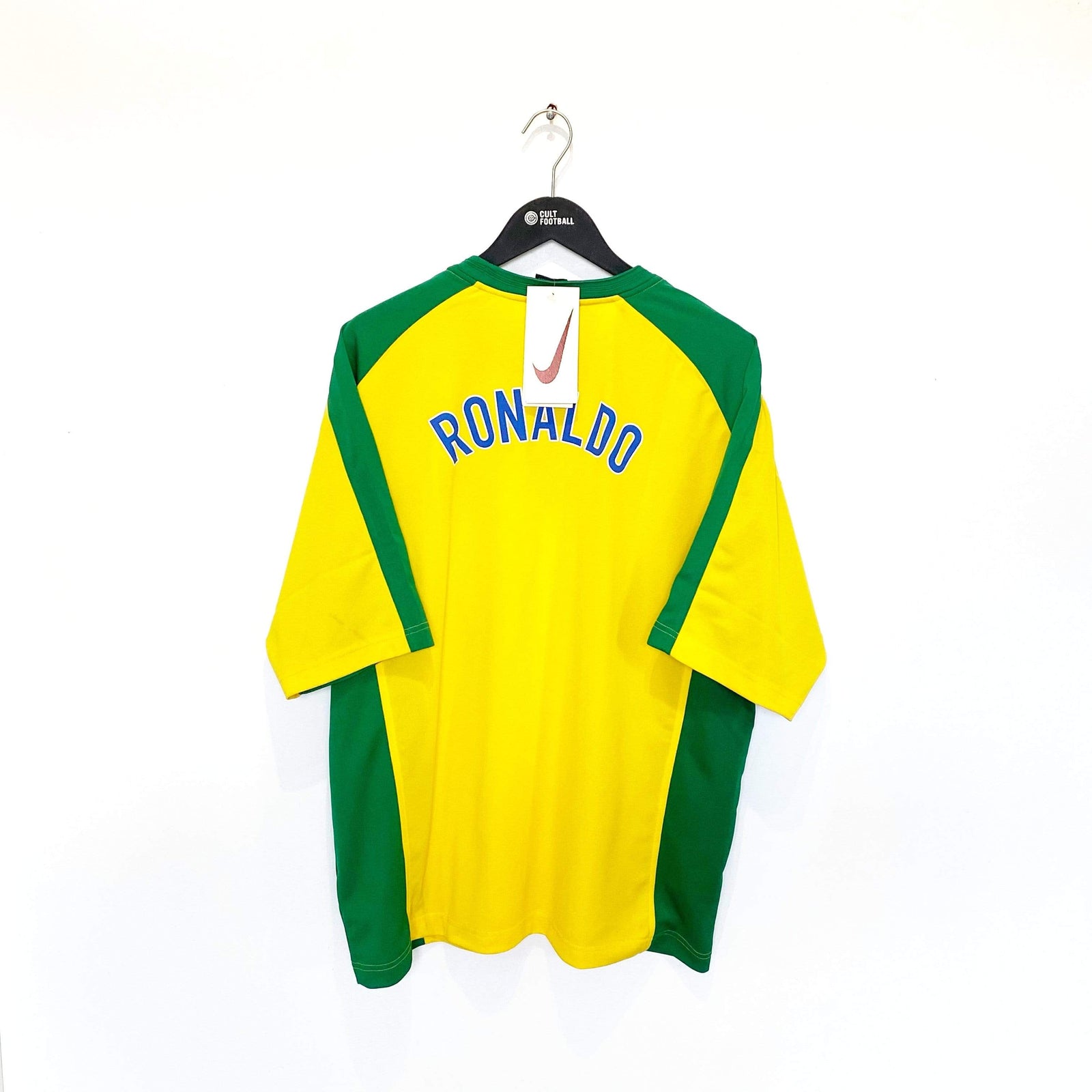 1998/00 RONALDO Brazil Word Cup 98 Nike Football BNWT Shirt (XL