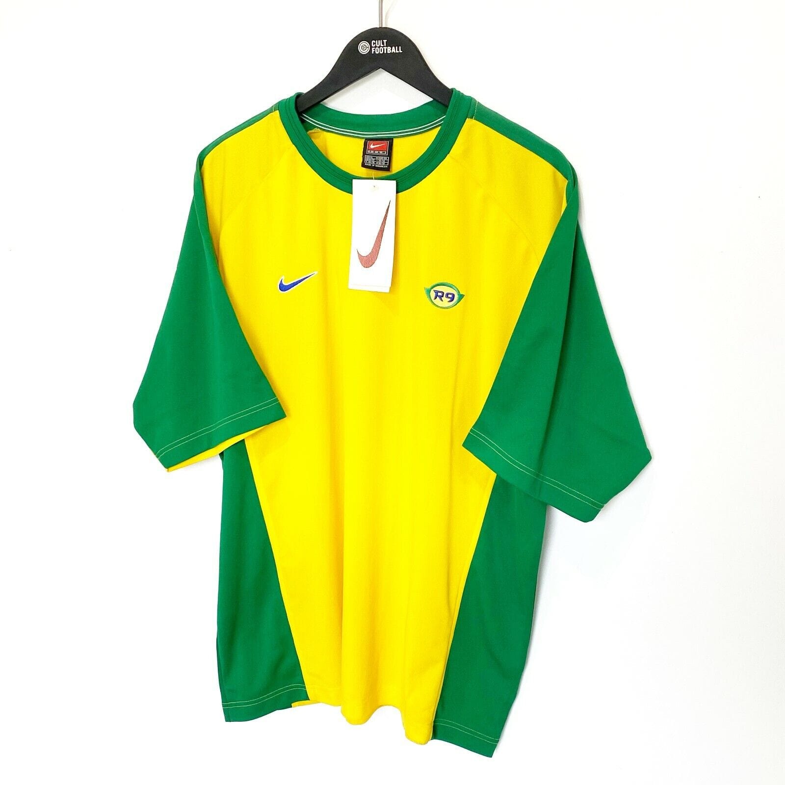 1998/00 RONALDO Brazil Word Cup 98 Nike Football BNWT Shirt (XL