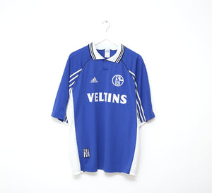 1998/00 SCHALKE 04 Vintage adidas Home Football Shirt Jersey (XXL)