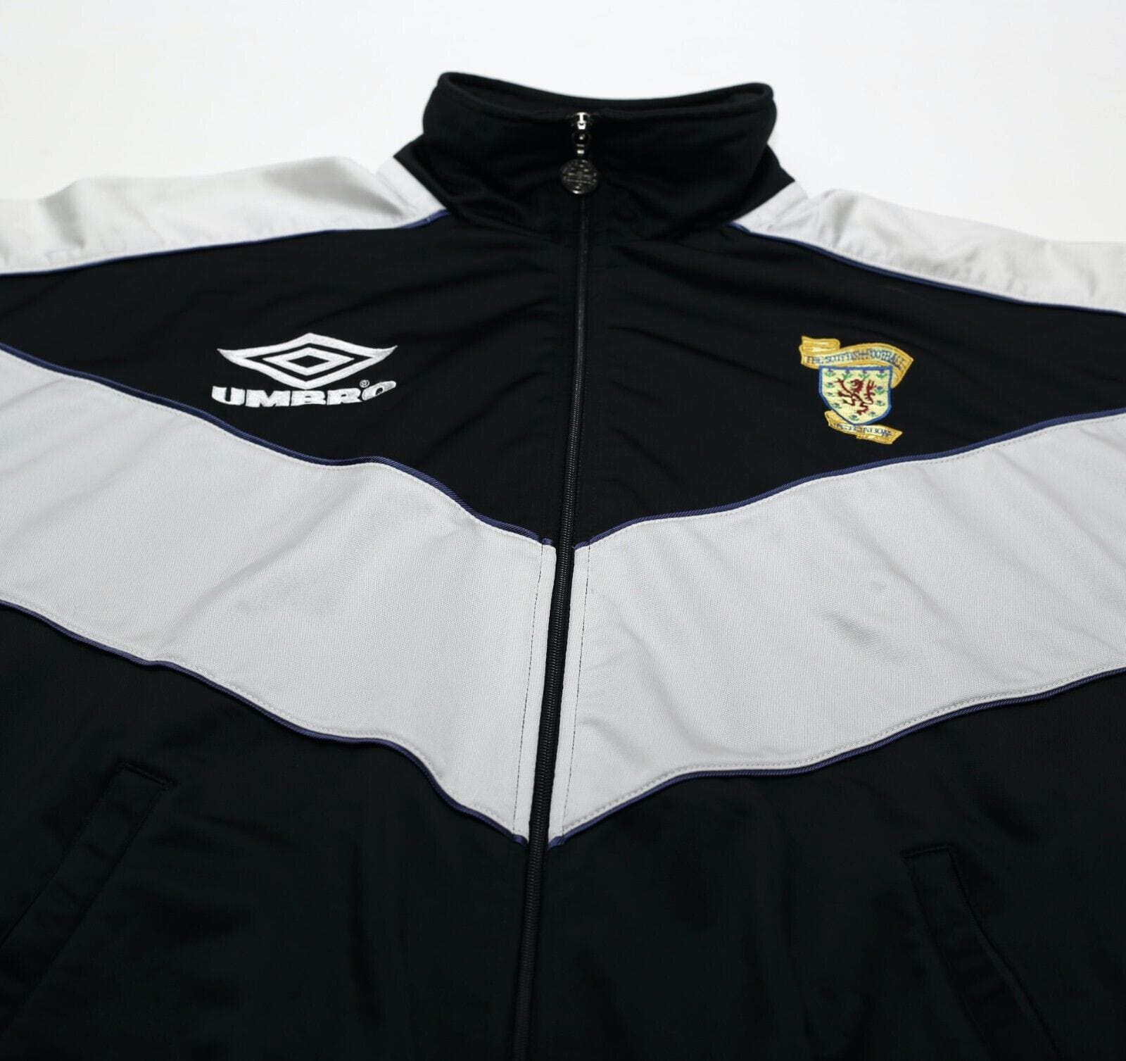 1998/00 SCOTLAND Vintage Umbro Football Track Top Jacket (M)