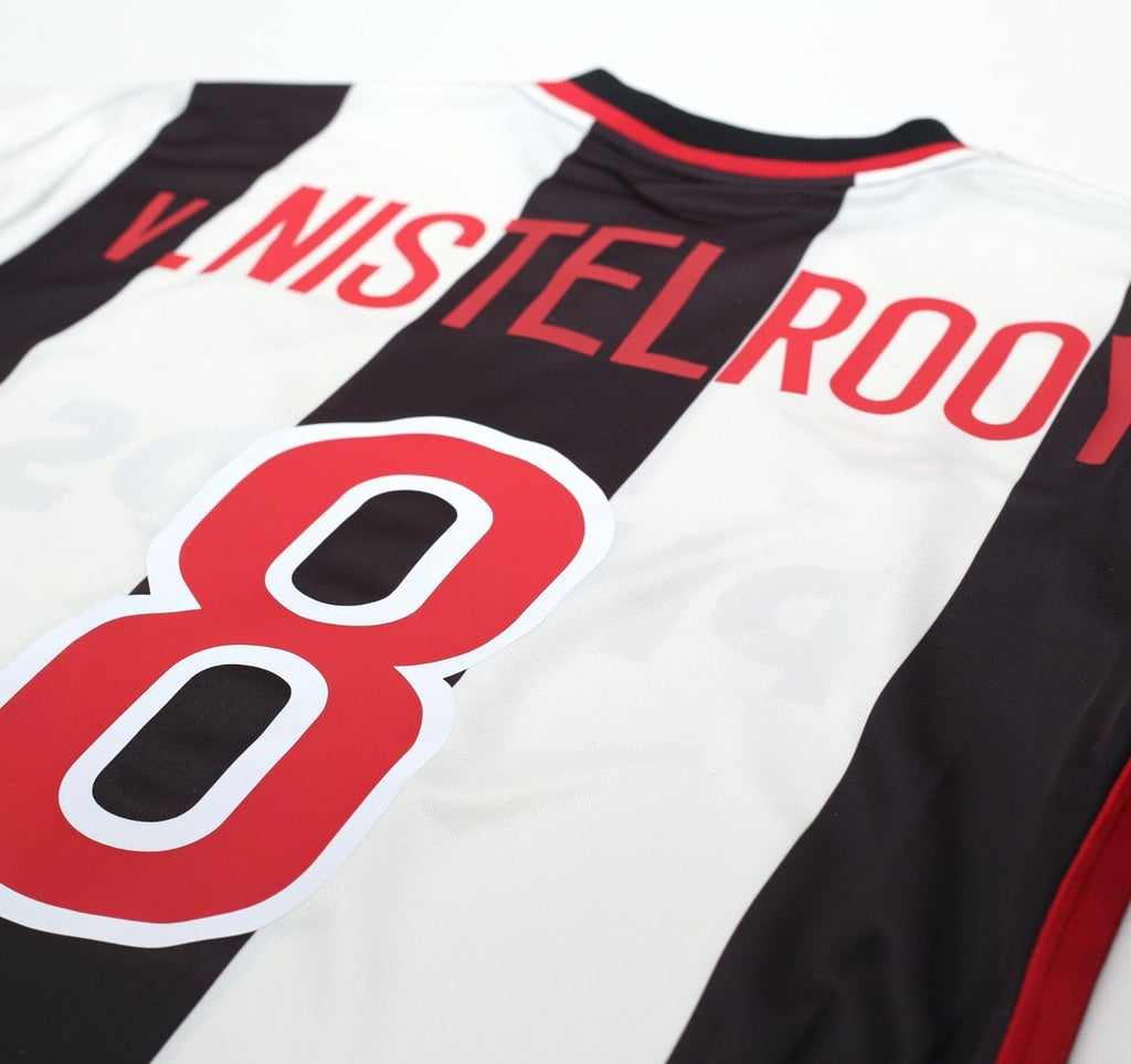 1998/00 VAN NISTELROOY #8 PSV Vintage Nike Away Football Shirt (M)
