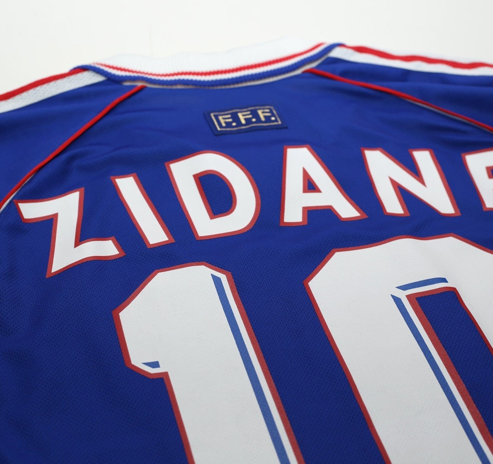 1998/00 ZIDANE #10 France Vintage adidas Home Football Shirt (S/M) World Cup 98