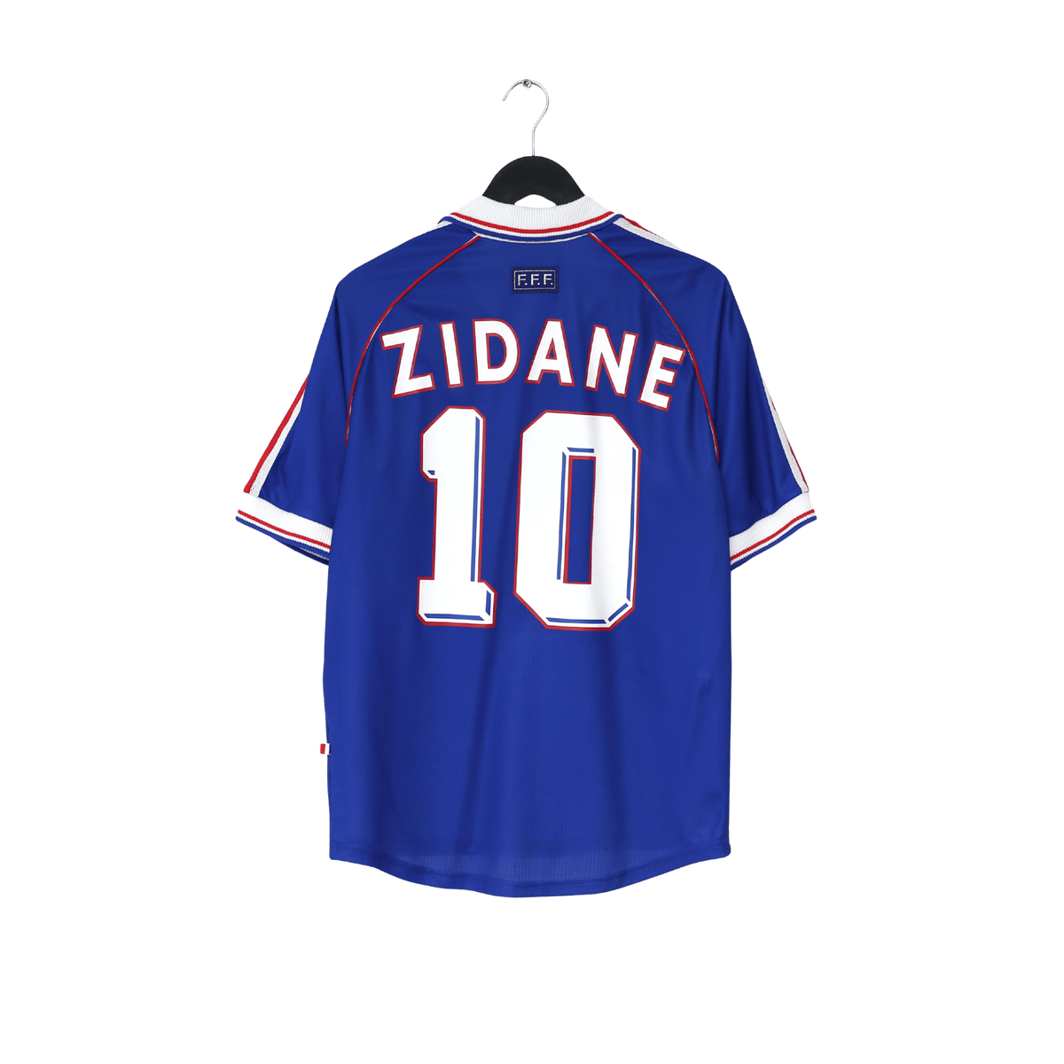 1998/00 ZIDANE #10 France Vintage adidas Home Football Shirt (S/M) World Cup 98