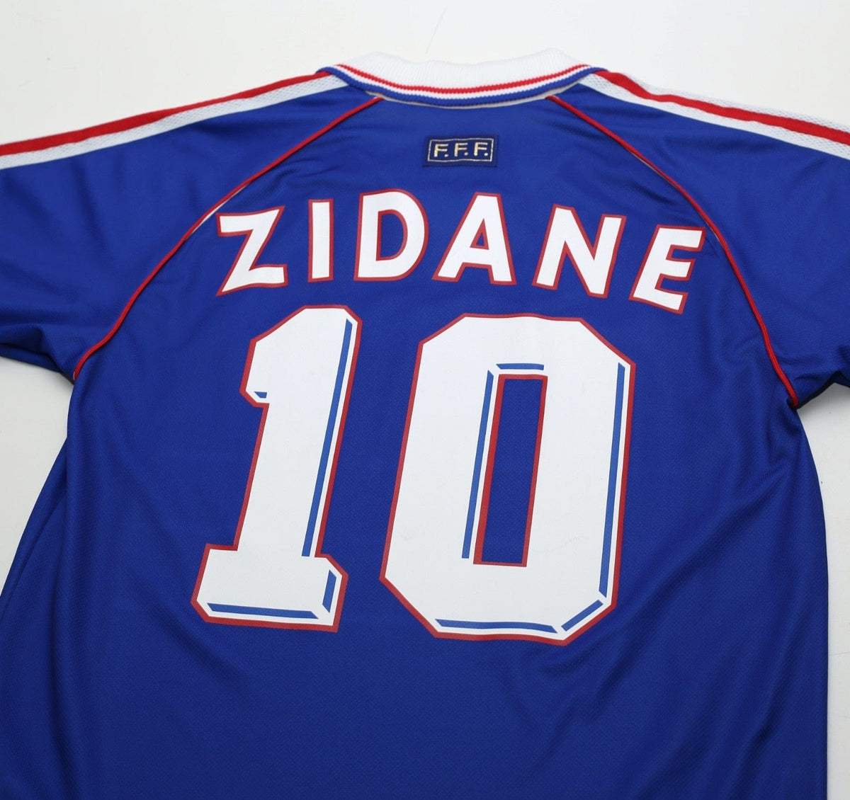1998/00 ZIDANE #10 France Vintage adidas Home Football Shirt (S/M) World Cup 98