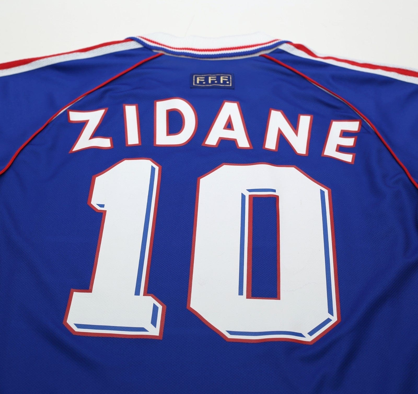 1998/00 ZIDANE #10 France Vintage adidas Home Football Shirt (S/M) World Cup 98