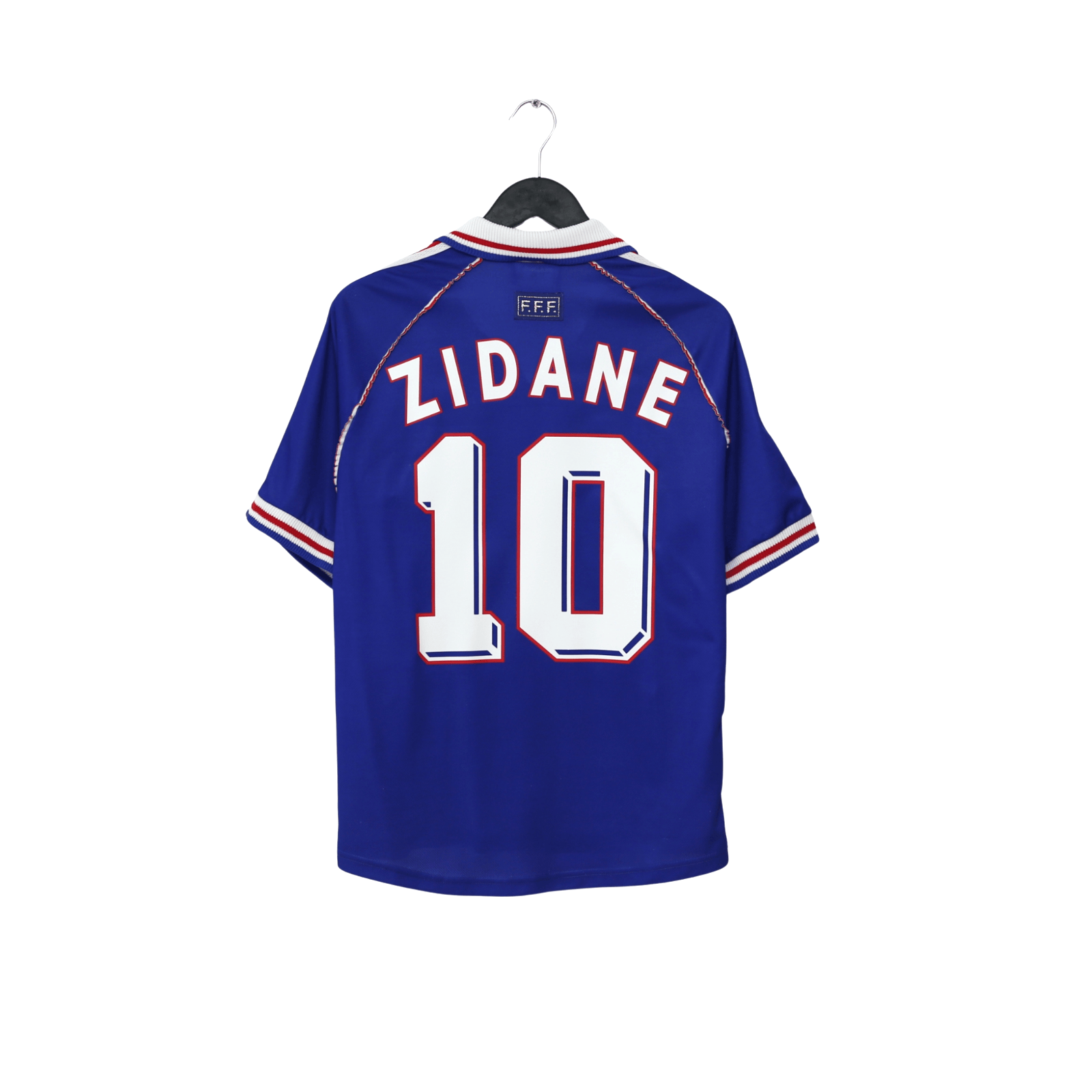 1998/00 Zidane #10 France Vintage adidas Home Football Shirt (S) World Cup 98