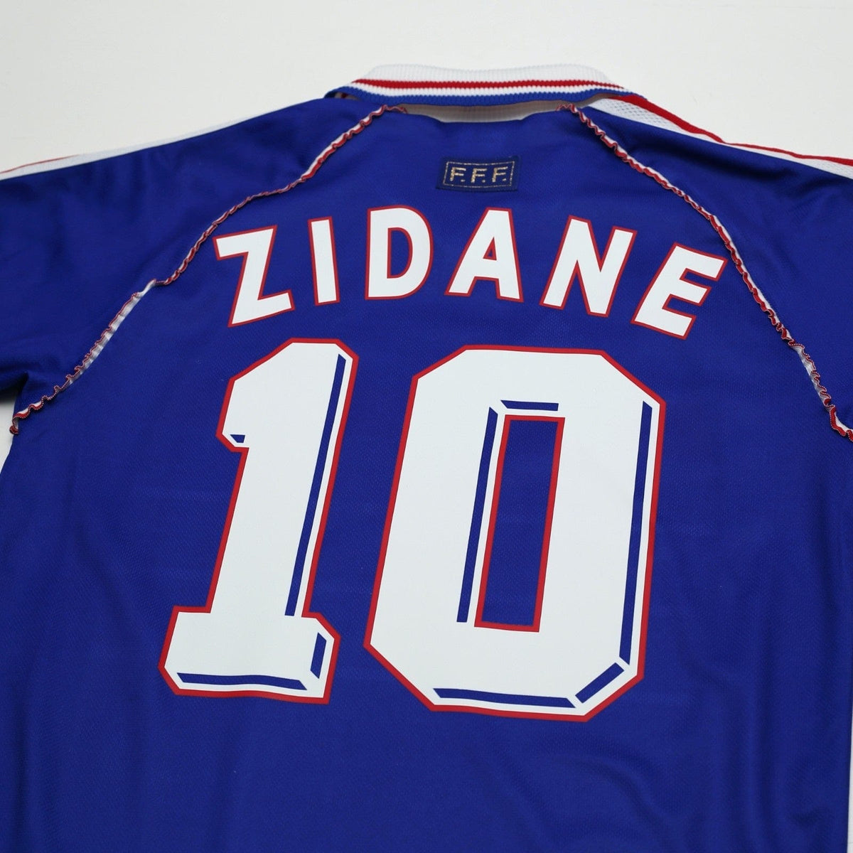 1998/00 Zidane #10 France Vintage adidas Home Football Shirt (S) World Cup 98