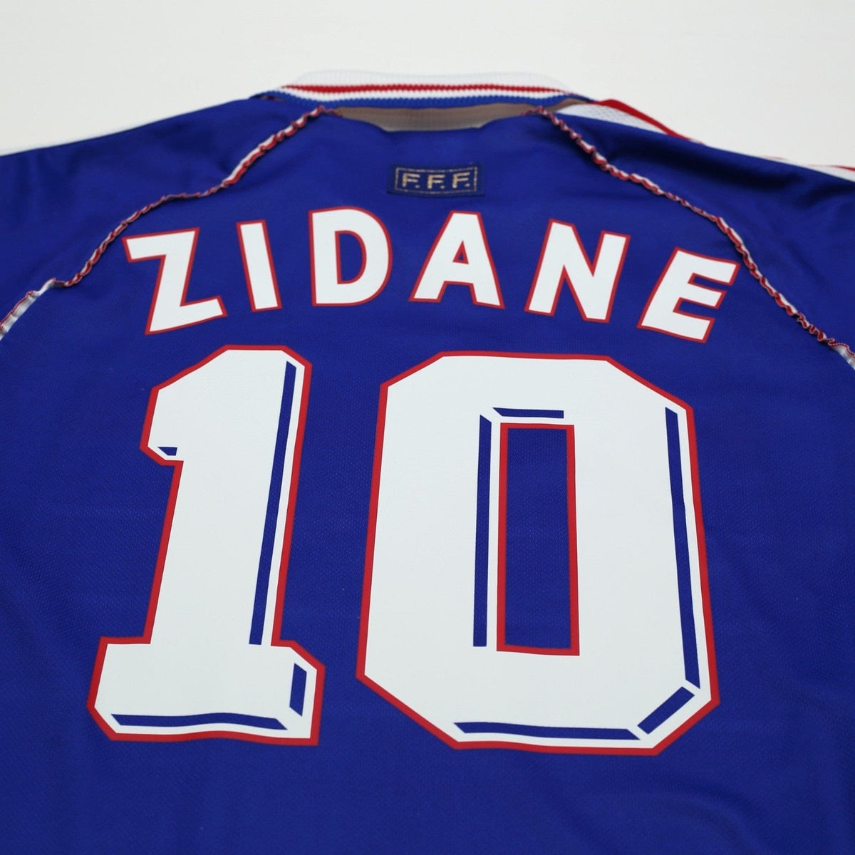 1998/00 Zidane #10 France Vintage adidas Home Football Shirt (S) World Cup 98