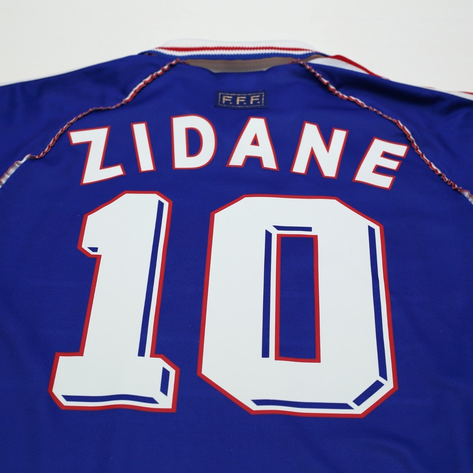 1998/00 Zidane #10 France Vintage adidas Home Football Shirt (S) World Cup 98