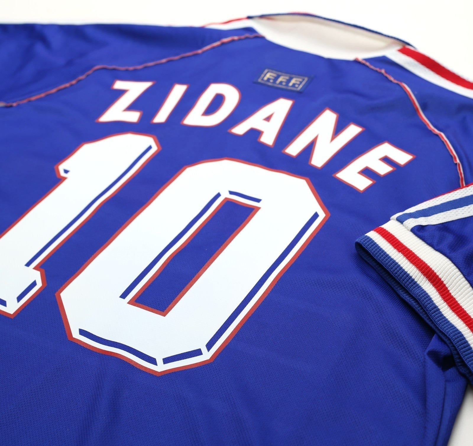 1998/00 ZIDANE #10 France Vintage adidas Home Football Shirt (XL) World Cup 98