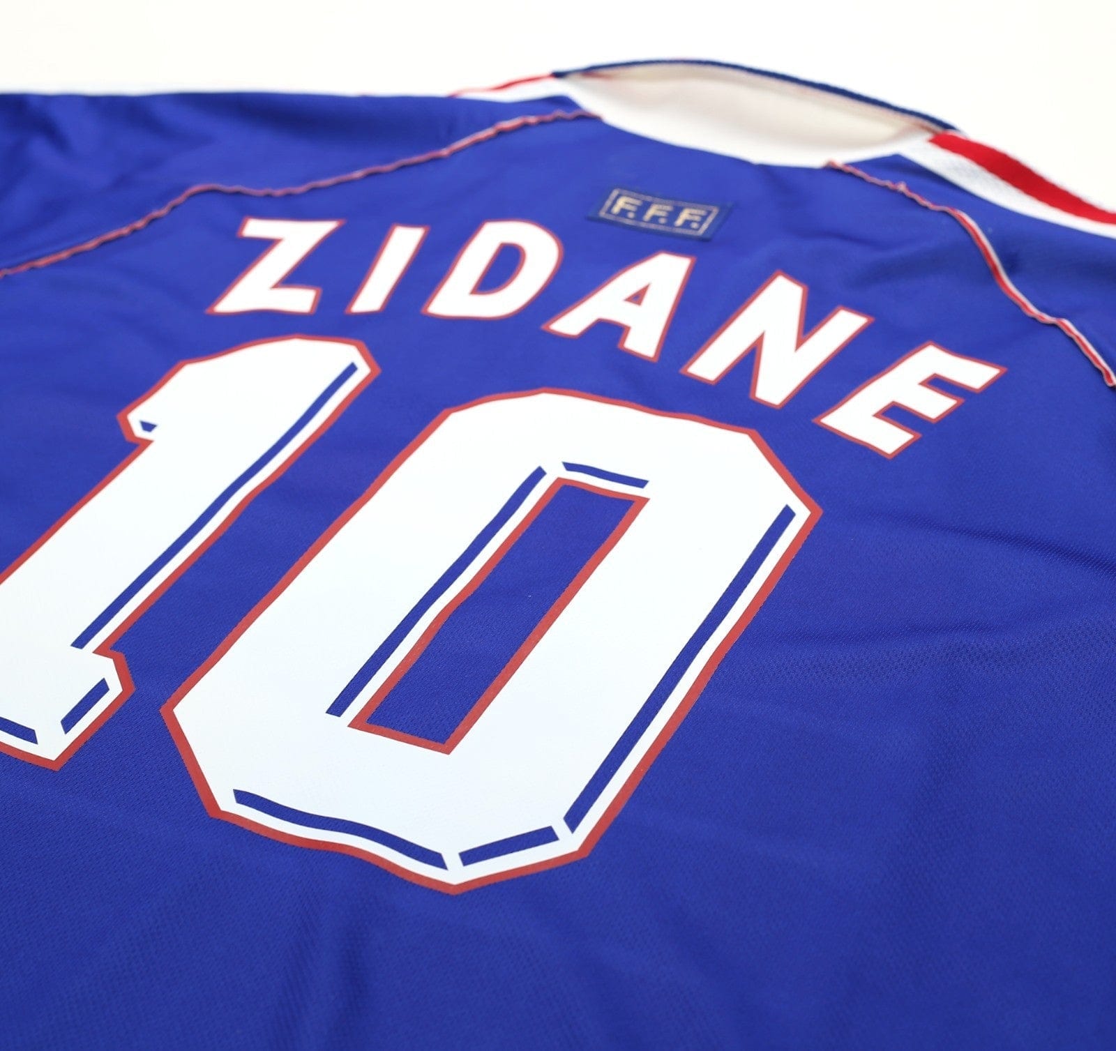 1998/00 ZIDANE #10 France Vintage adidas Home Football Shirt (XL) World Cup 98