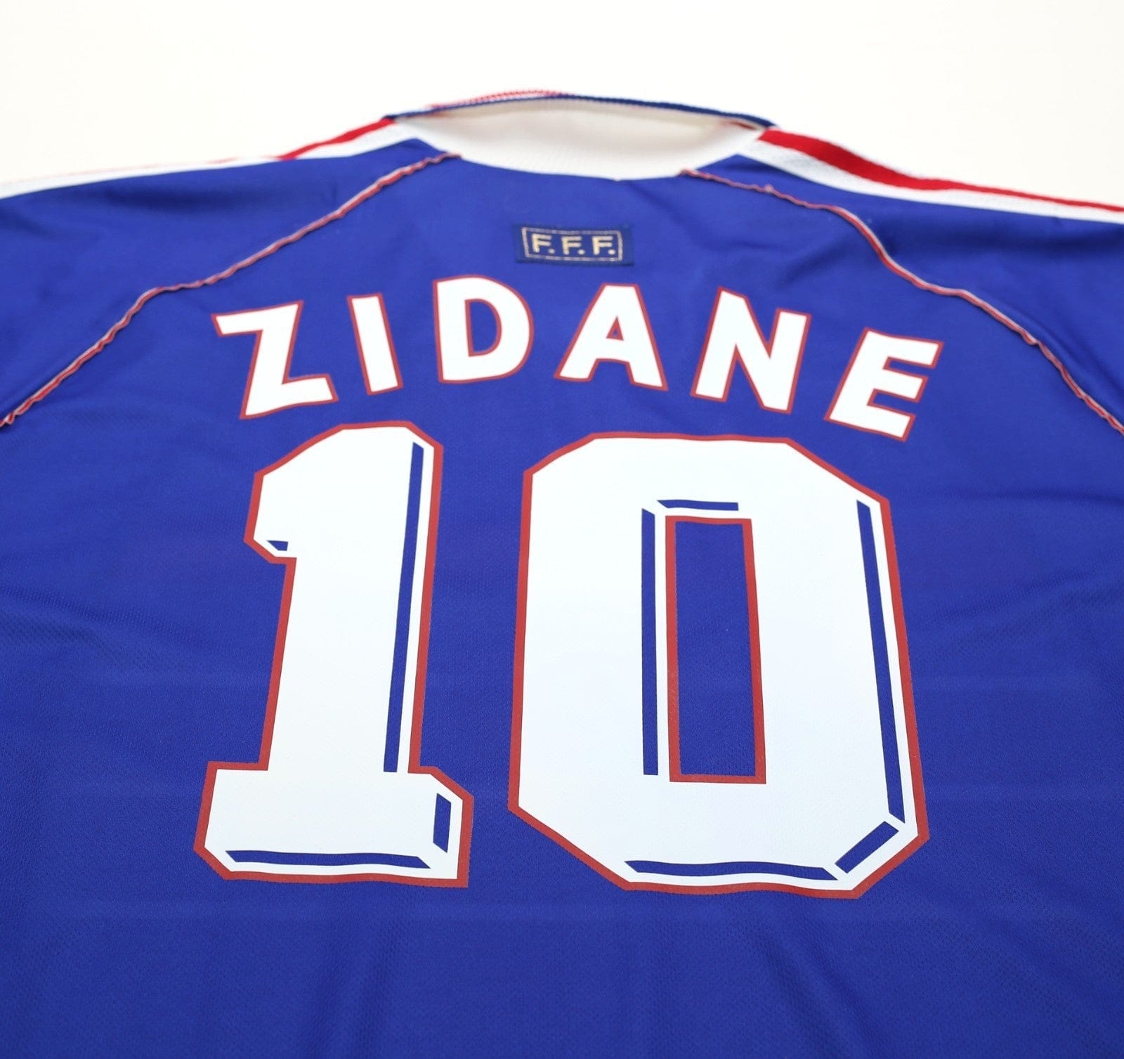 1998/00 ZIDANE #10 France Vintage adidas Home Football Shirt (XL) World Cup 98
