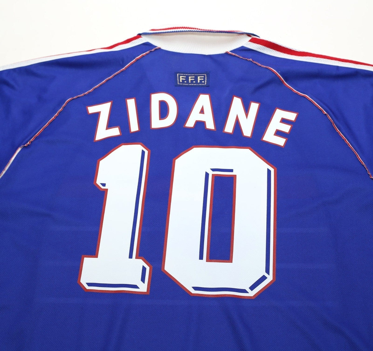 1998/00 ZIDANE #10 France Vintage adidas Home Football Shirt (XL) World Cup 98