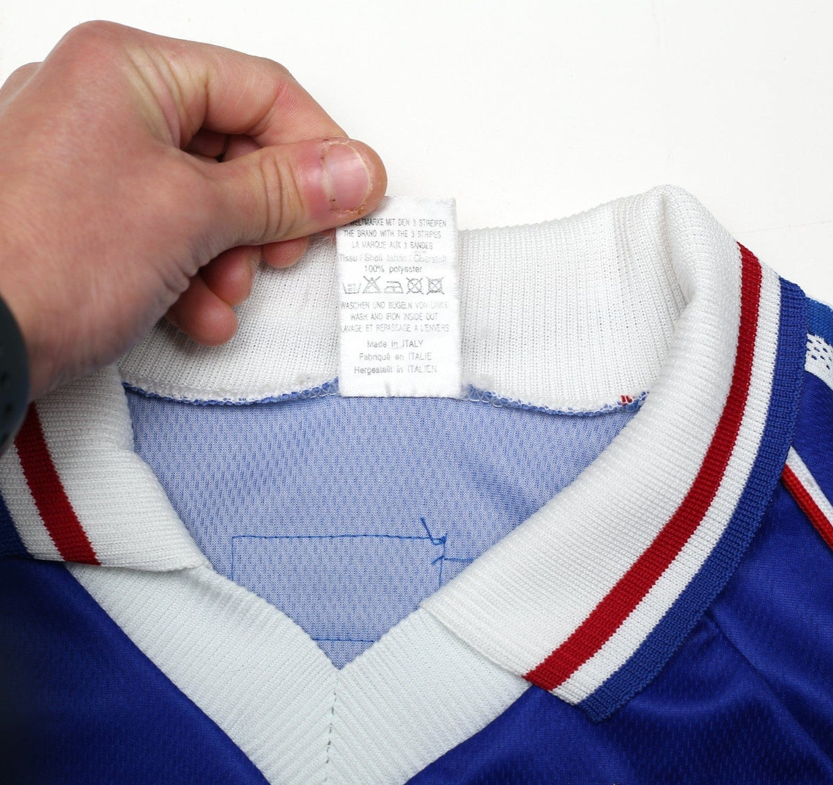 1998/00 ZIDANE #10 France Vintage adidas Home Football Shirt (XL) World Cup 98