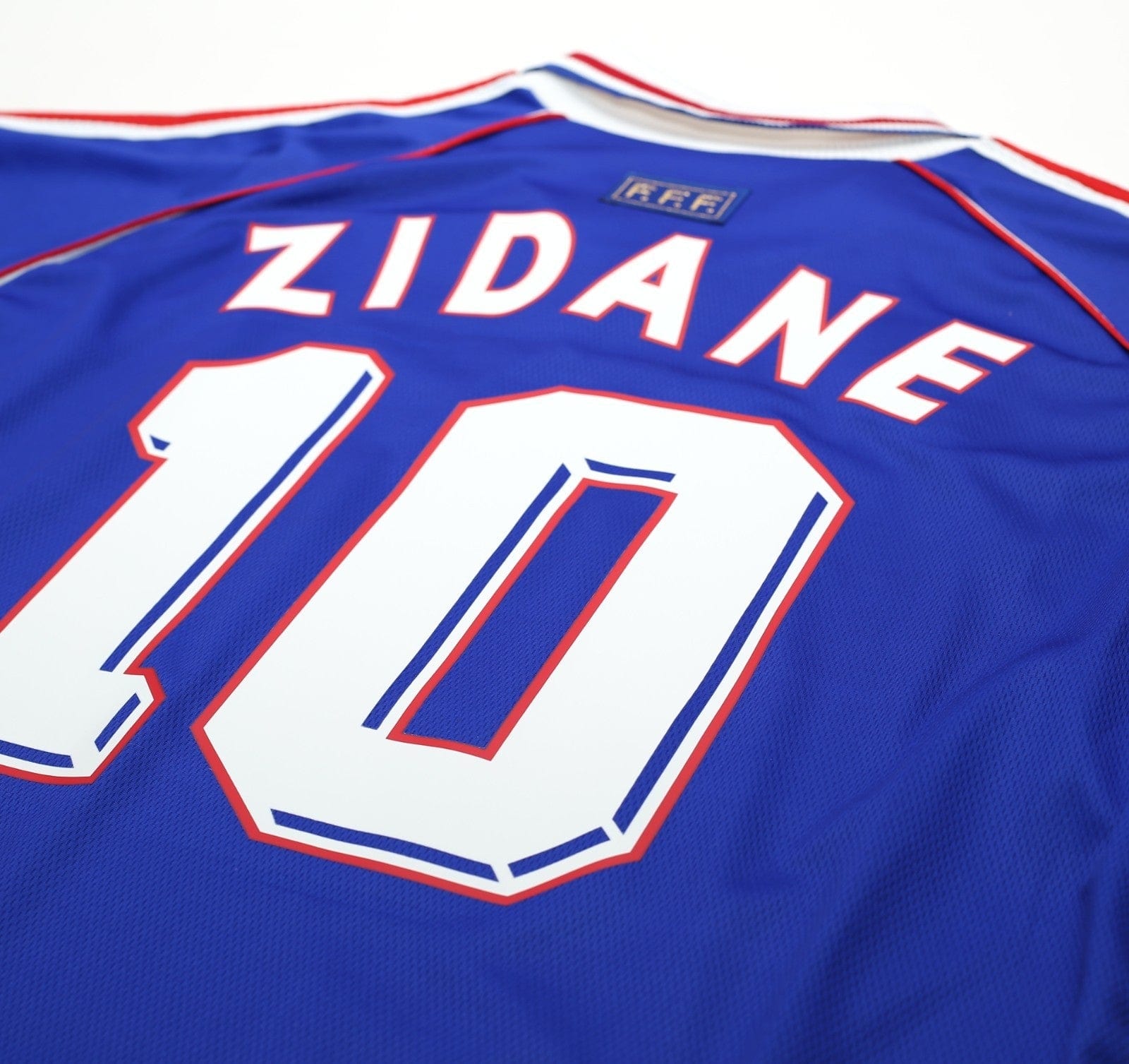 1998/00 ZIDANE #10 France Vintage adidas Home Football Shirt (XL) World Cup 98