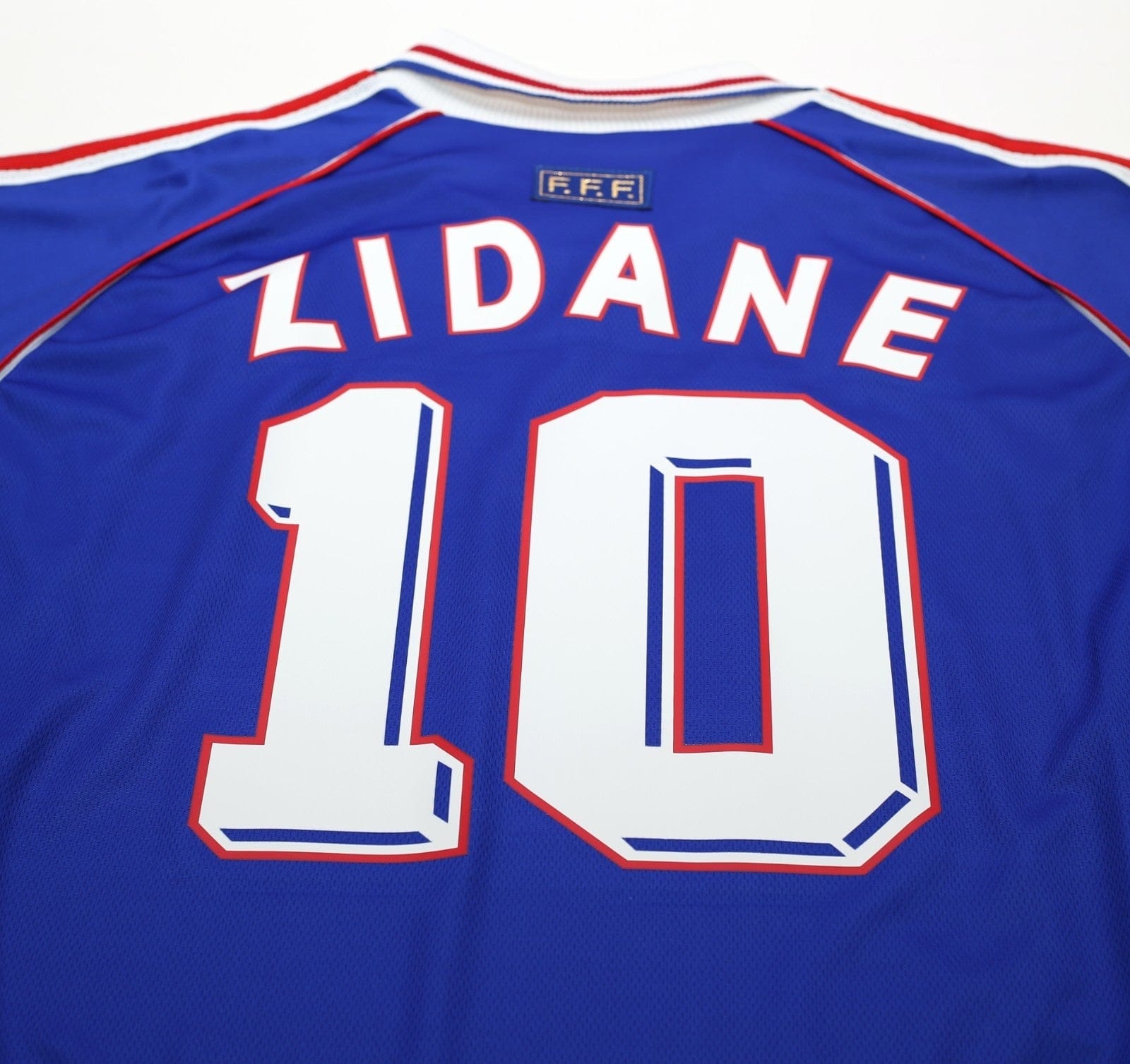 1998/00 ZIDANE #10 France Vintage adidas Home Football Shirt (XL) World Cup 98