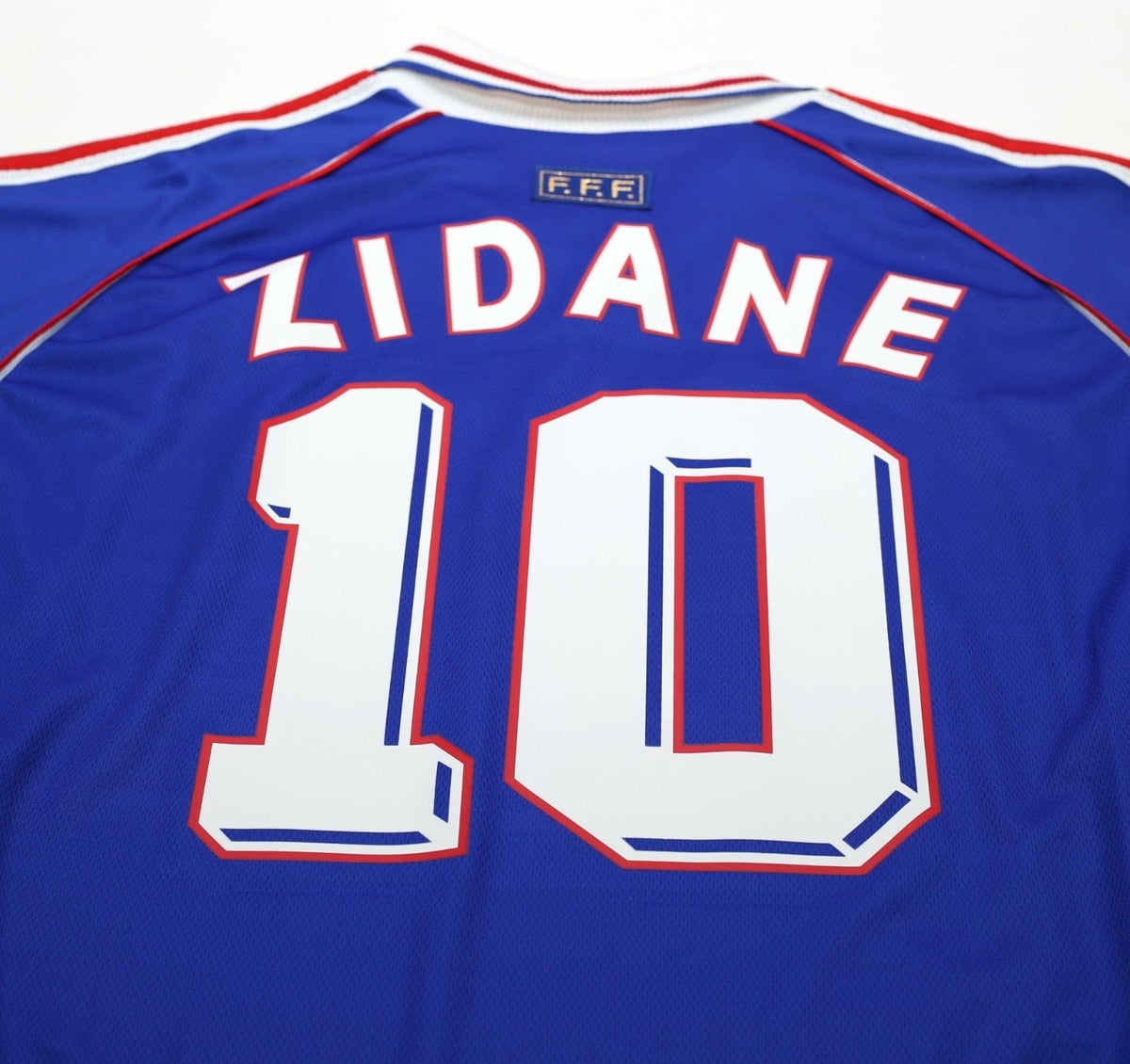 1998/00 ZIDANE #10 France Vintage adidas Home Football Shirt (XL) World Cup 98