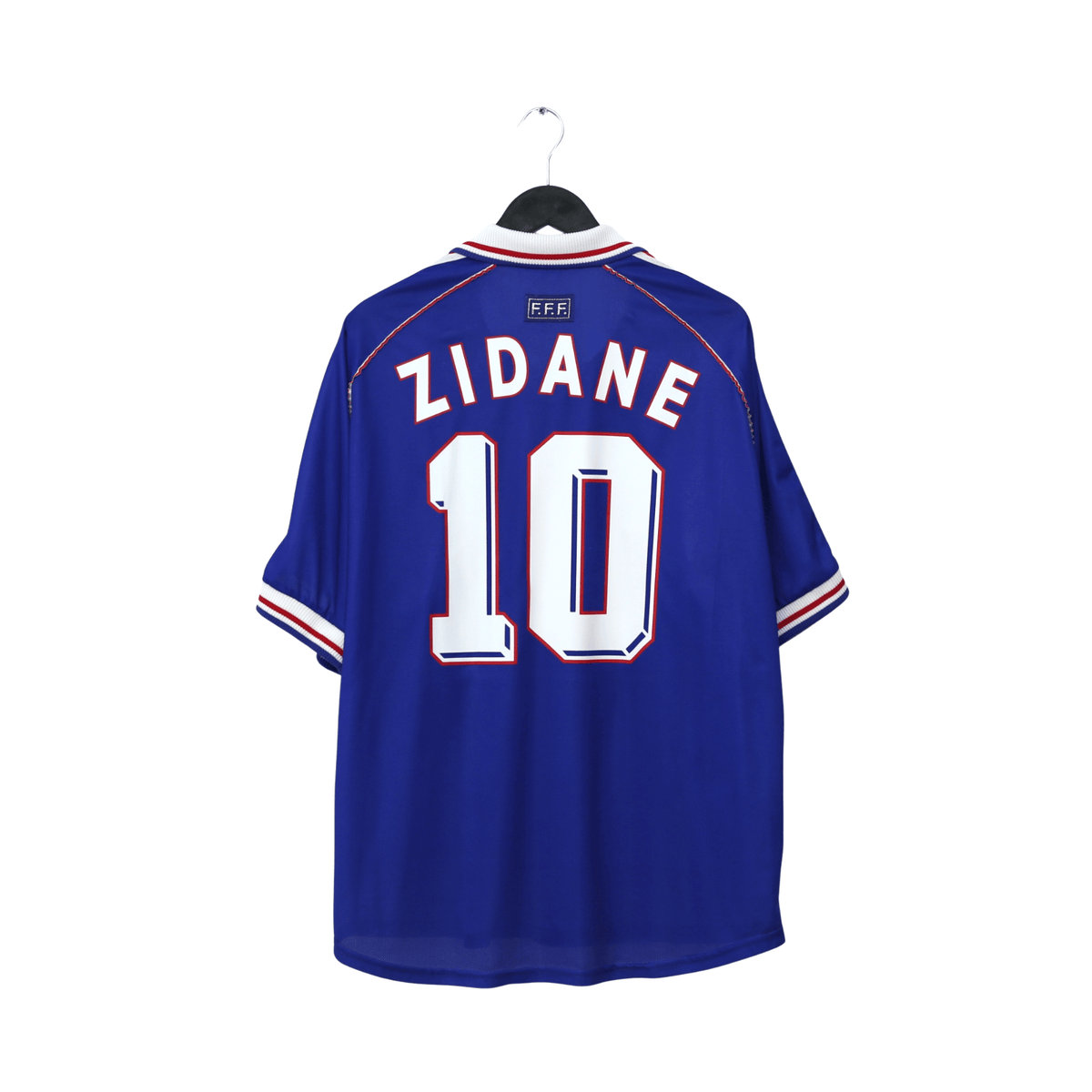 1998/00 Zidane #10 France Vintage adidas Home Football Shirt (XL) World Cup 98