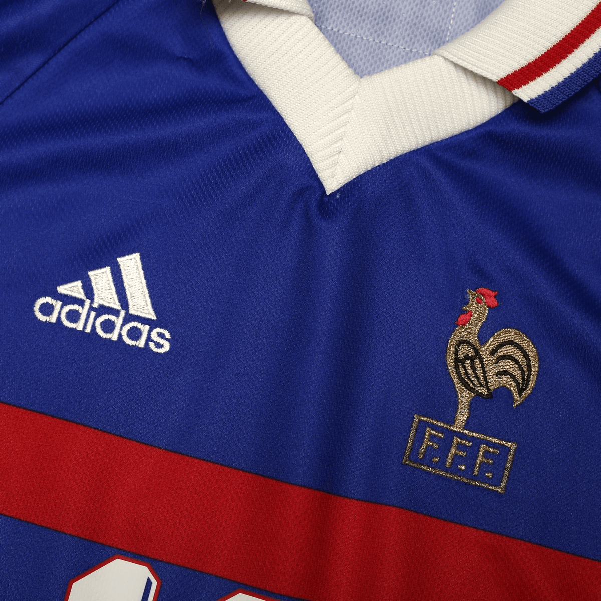 1998/00 Zidane #10 France Vintage adidas Home Football Shirt (XL) World Cup 98