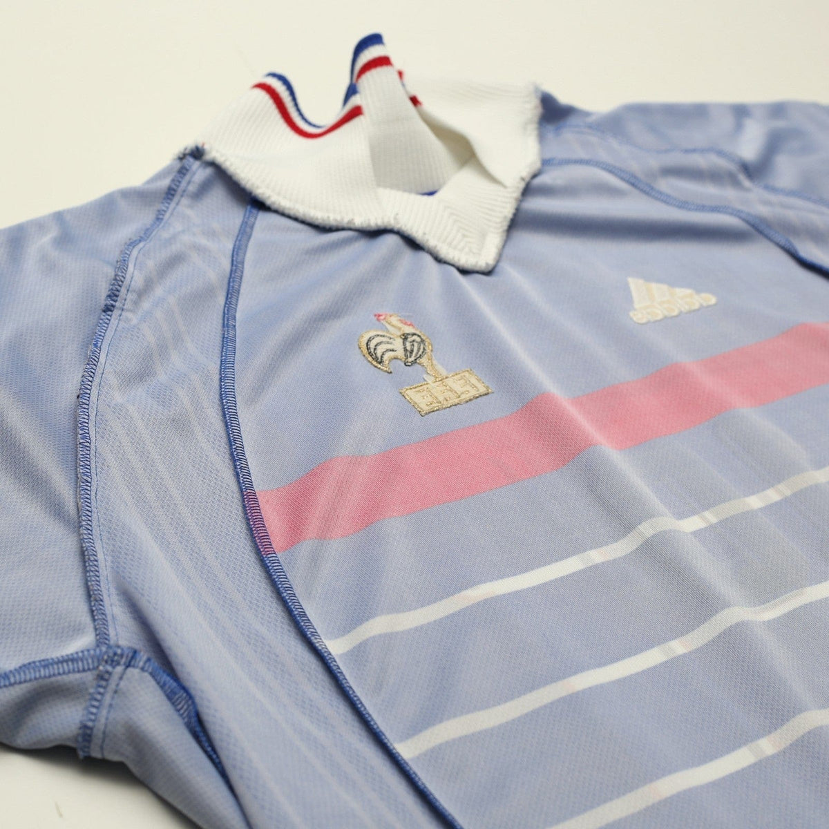1998/00 Zidane #10 France Vintage adidas Home Football Shirt (XL) World Cup 98