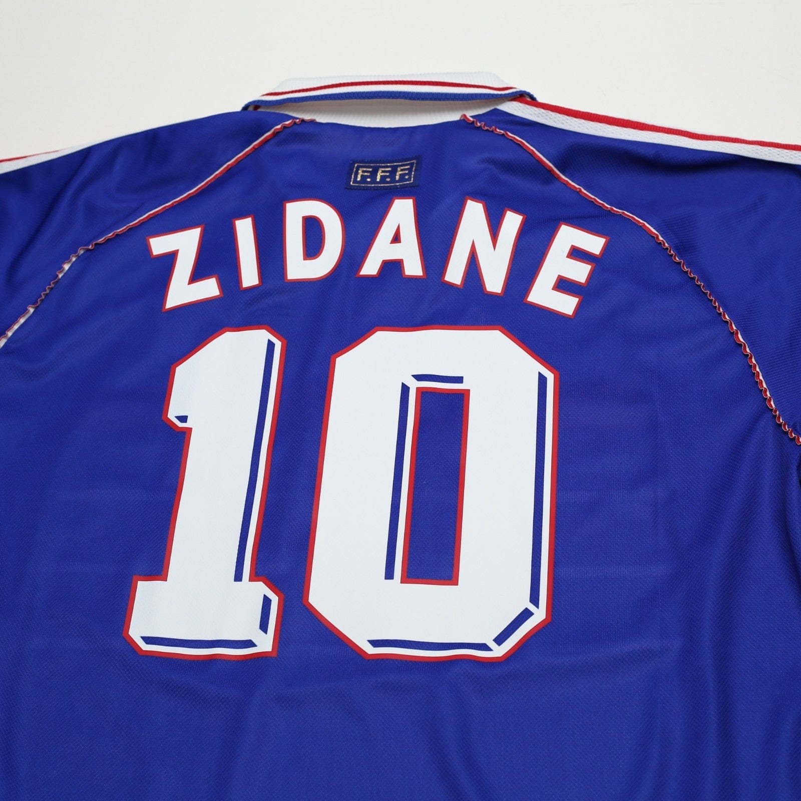 1998/00 Zidane #10 France Vintage adidas Home Football Shirt (XL) World Cup 98