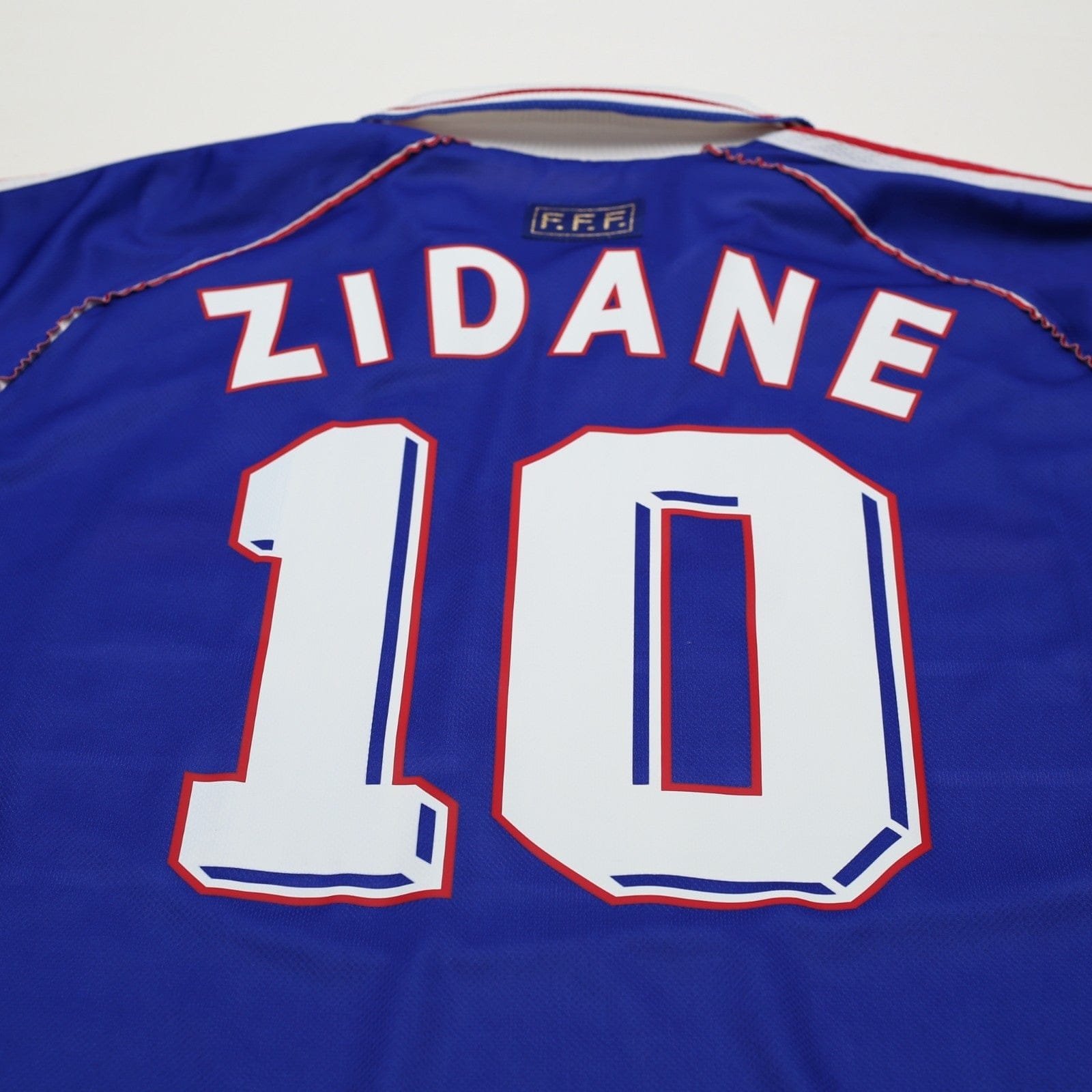 1998/00 Zidane #10 France Vintage adidas Home Football Shirt (XL) World Cup 98