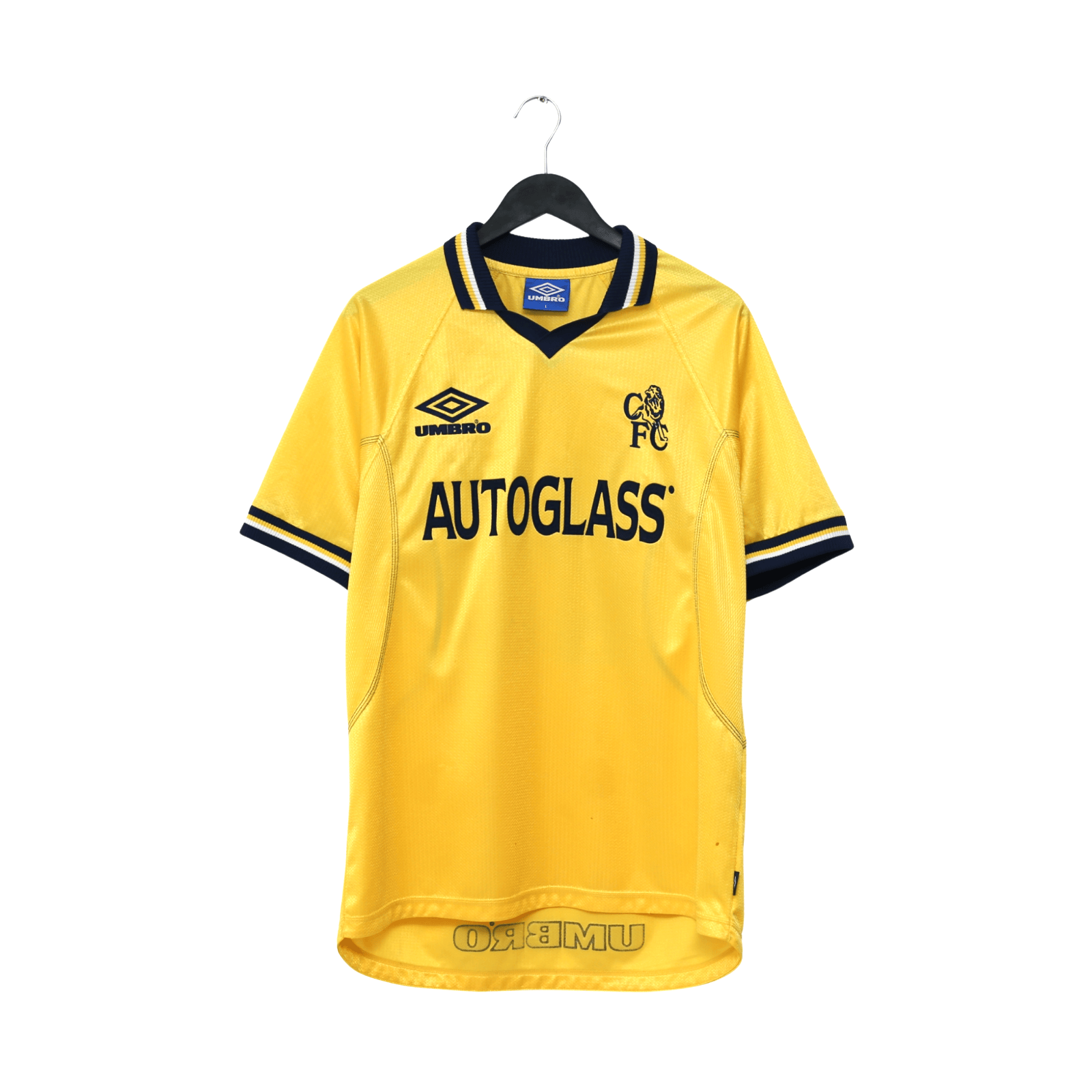 1998/00 Zola #25 Chelsea Vintage Umbro Third Football Shirt (L)