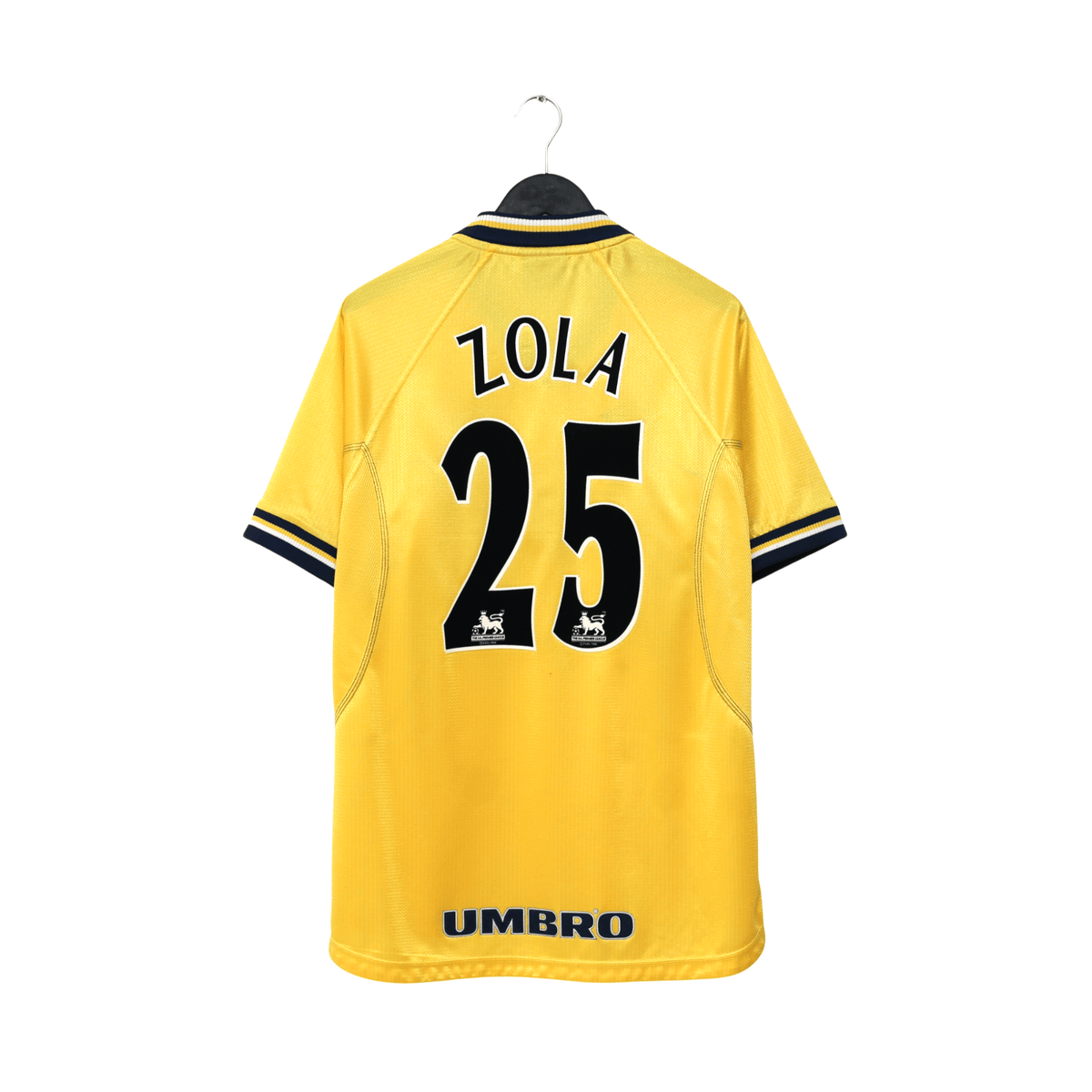 1998/00 Zola #25 Chelsea Vintage Umbro Third Football Shirt (L)