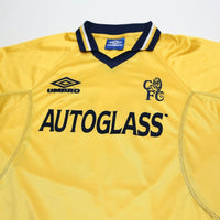 1998/00 Zola #25 Chelsea Vintage Umbro Third Football Shirt (L)