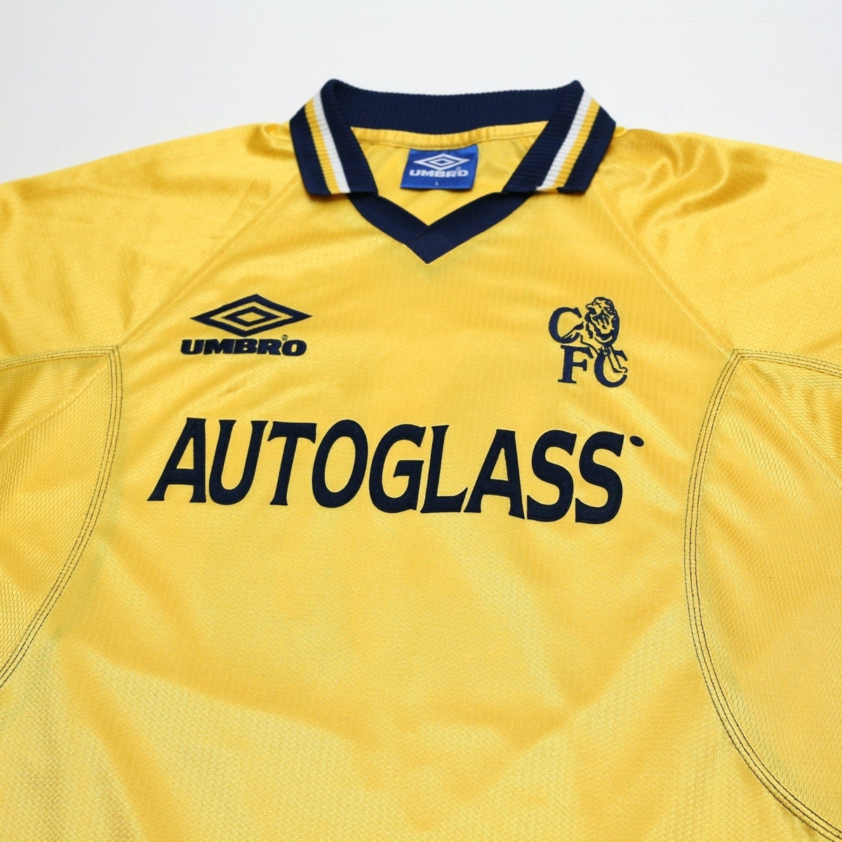 1998/00 Zola #25 Chelsea Vintage Umbro Third Football Shirt (L)