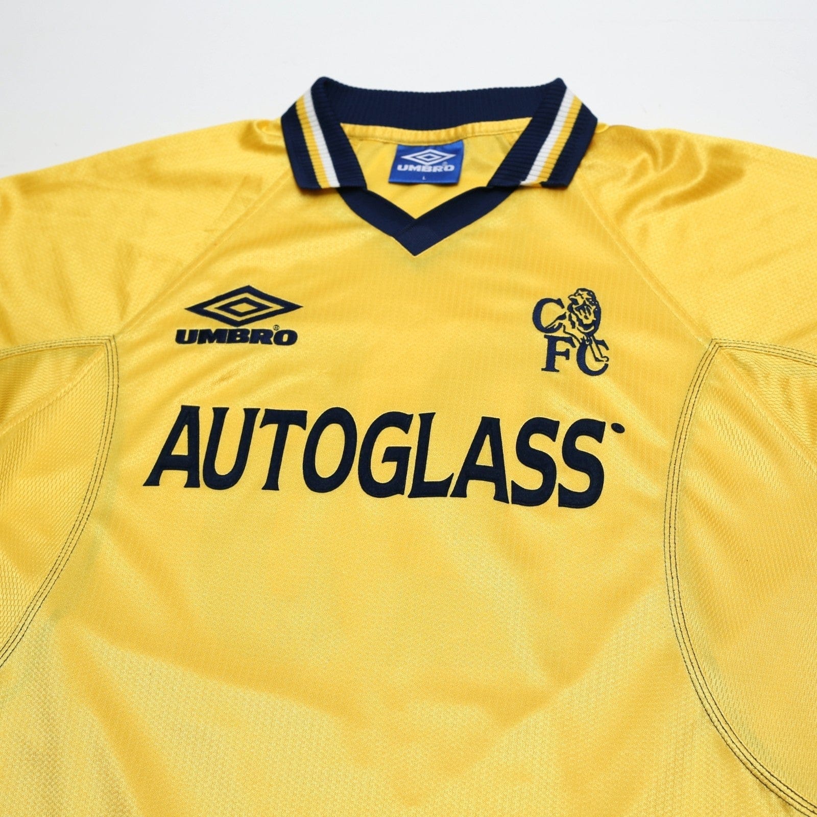 1998/00 Zola #25 Chelsea Vintage Umbro Third Football Shirt (L)