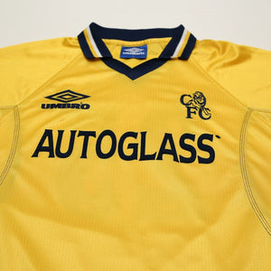 1998/00 Zola #25 Chelsea Vintage Umbro Third Football Shirt (L)